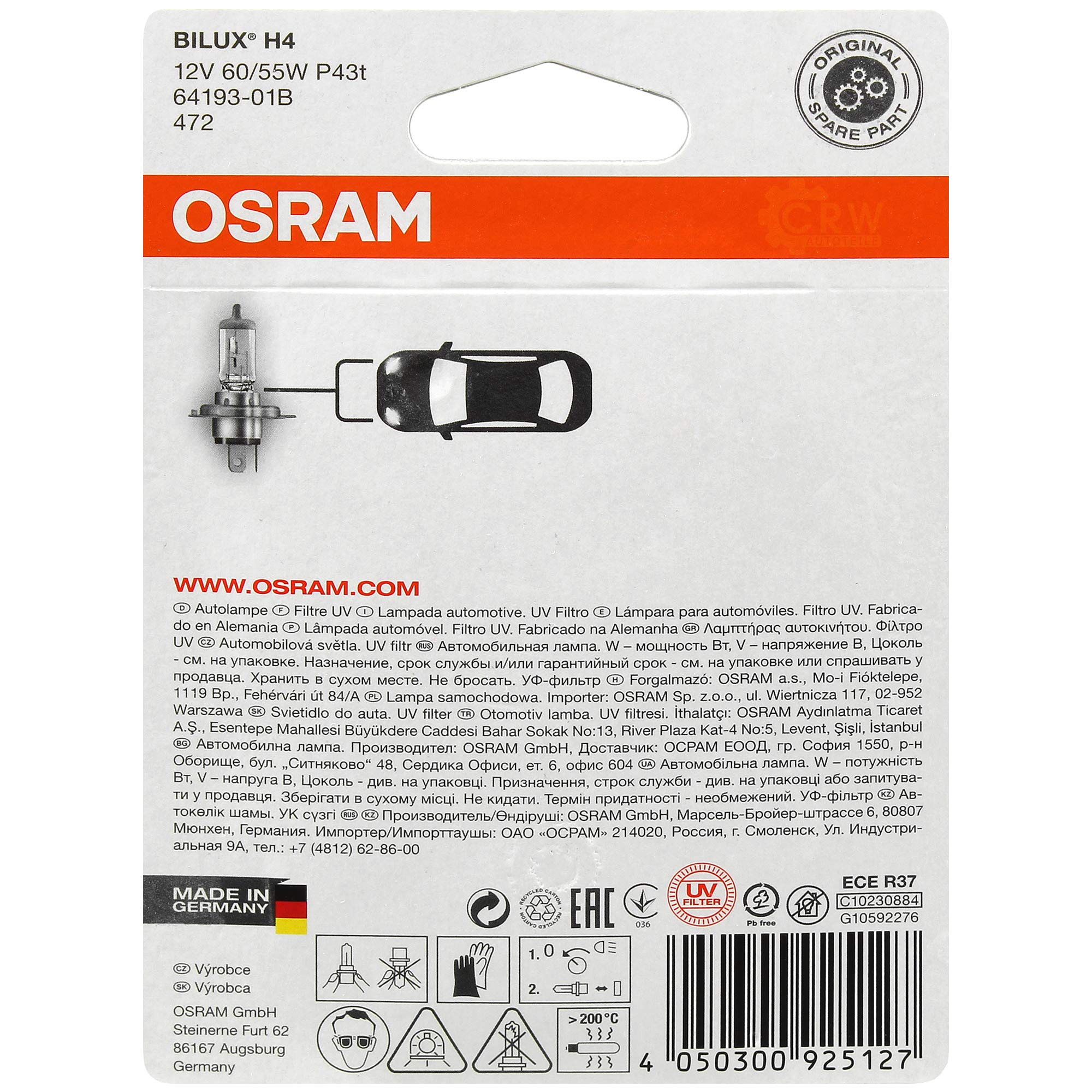 QR-Parts 69586084 Set Scheinwerfer links 1006523 + Scheinwerfer  