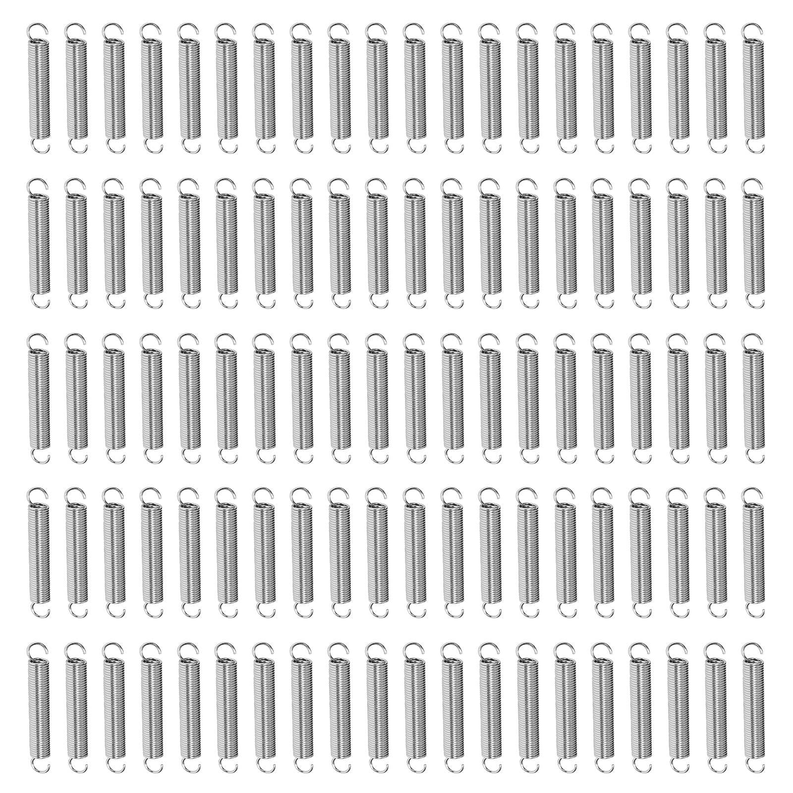 50PCS Extension Spring - Stainless Steel Extension Springs with Hook Ends - 1/4" x 1-1/2" - Ideal for Various Applications - Durable and Reliable Small Springs — Amazon image 8