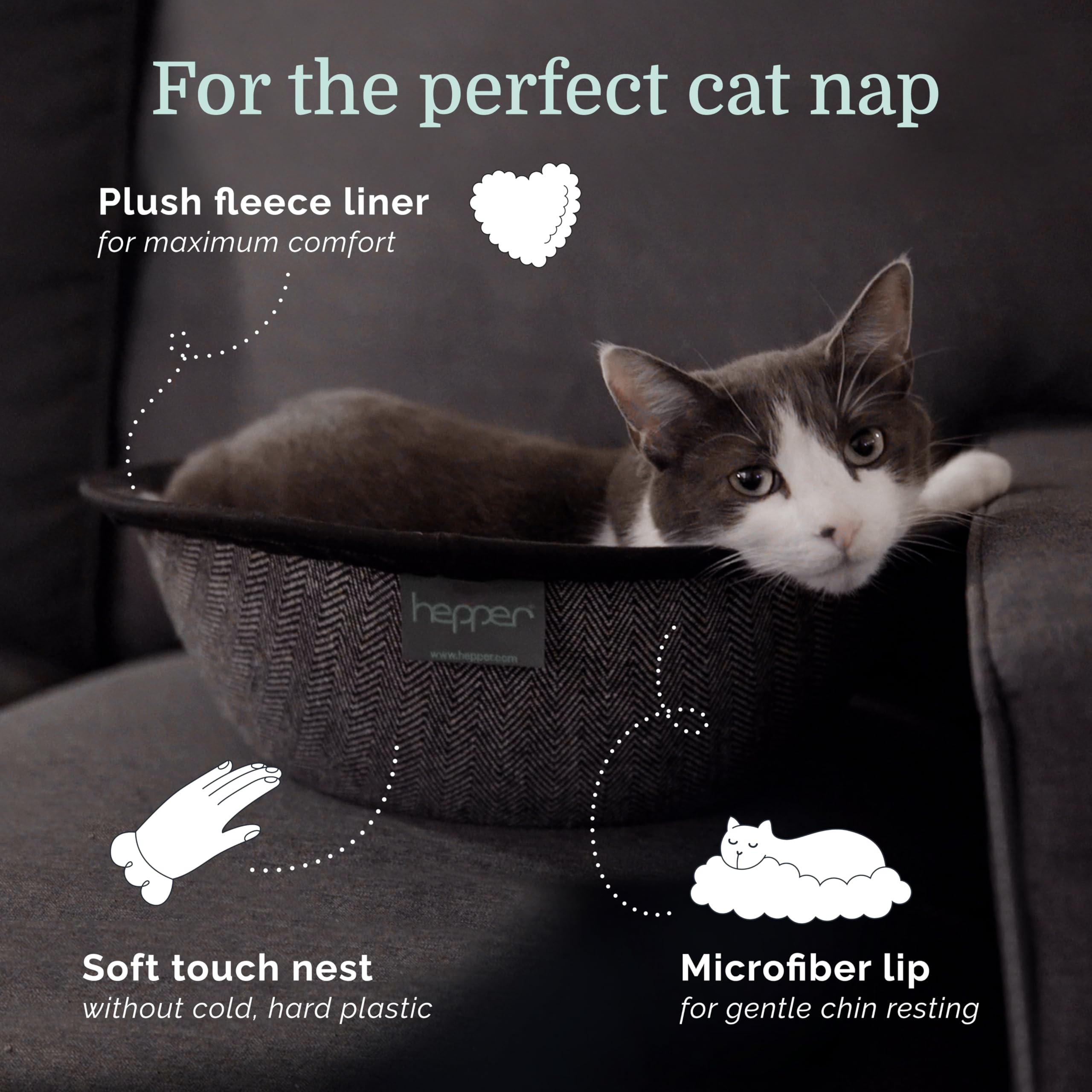 Hepper Nest Cat Bed image 2