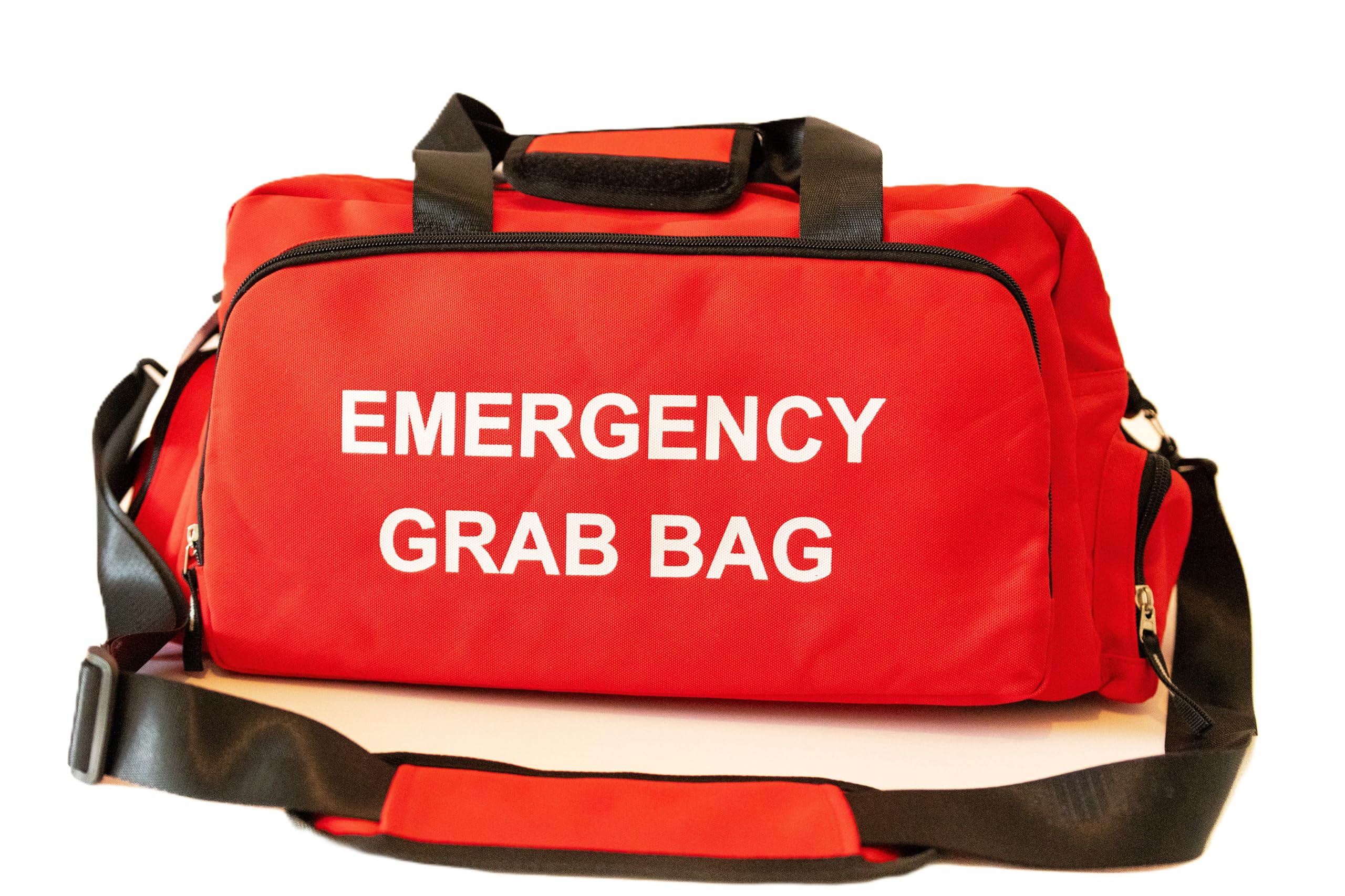 Borsa di emergenza – Borsone durevole di alta qualità con sezioni multiple, opzioni di trasporto multiple (borsone, spalla o zaino) e scomparto separato per bagnato/asciutto