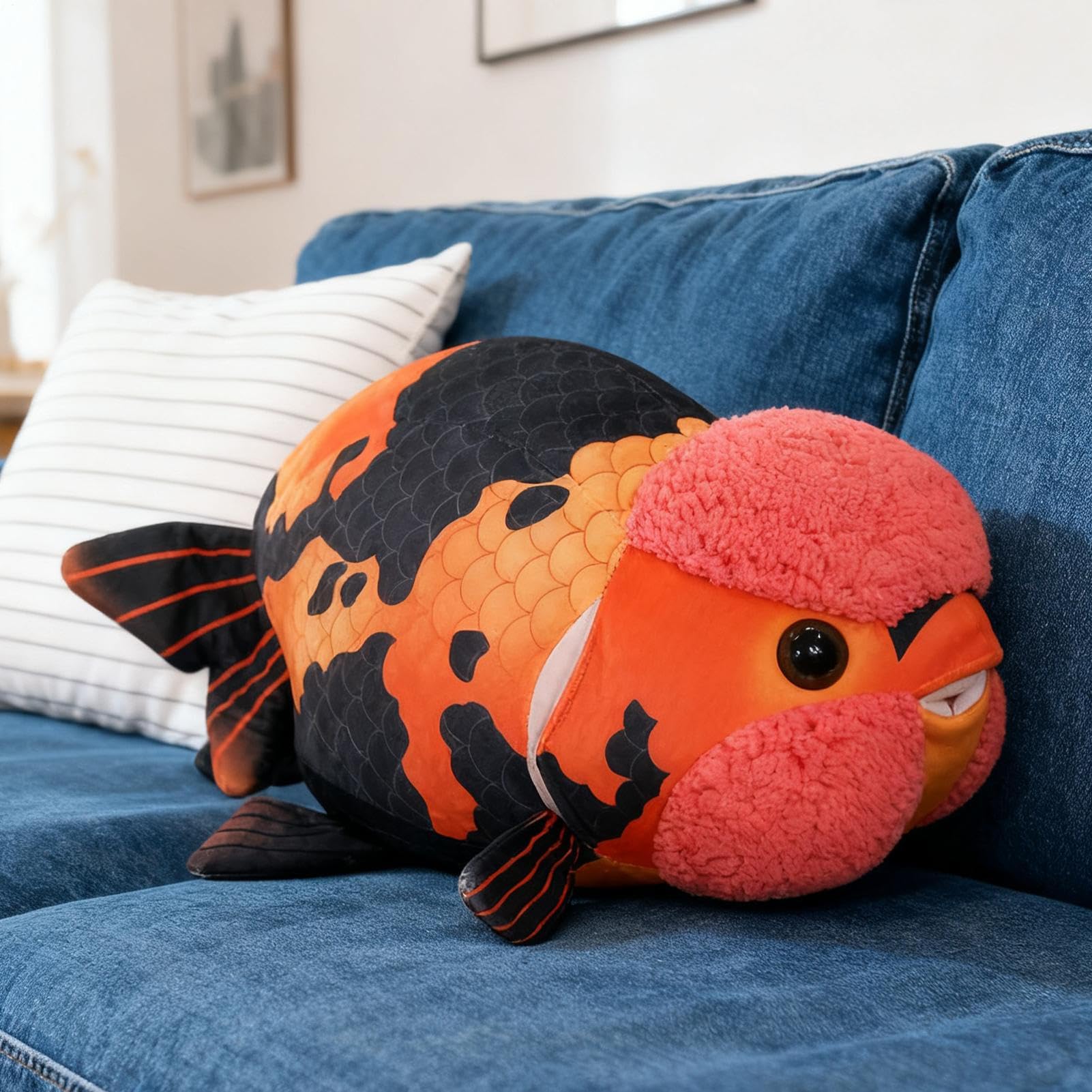 Pluszzowa Zabawka Ryba 3D Pluszak Ranchu Karp W Formie Poduszki Zwierzęcia