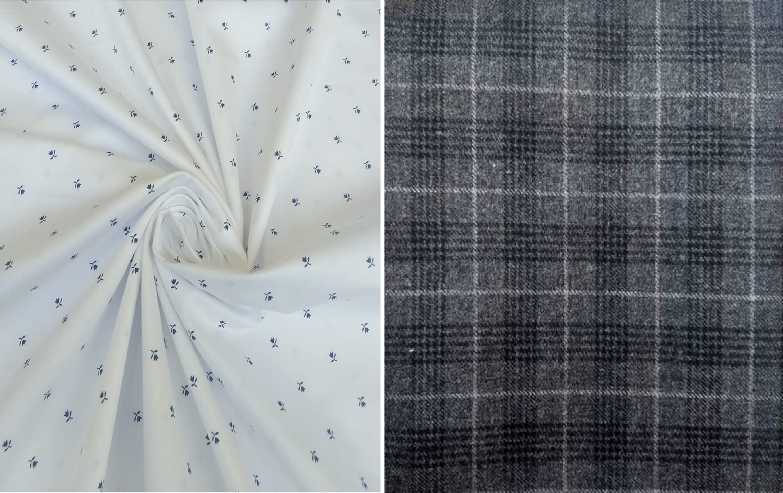 Pri & Su CottLinns Combo of Giza Cotton Printed Shirt 110002 & Trouser Fabric 90065-picture-4
