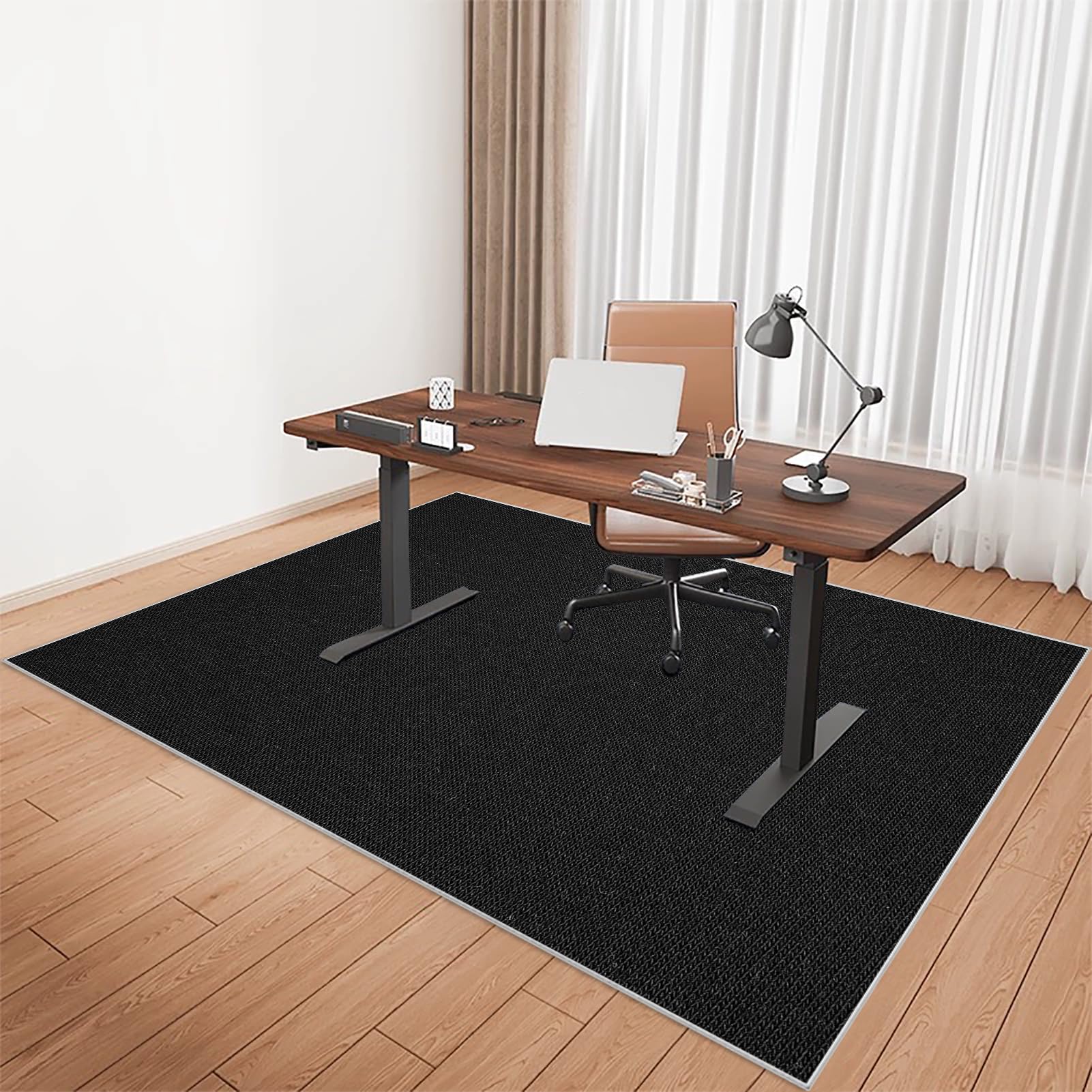 Desk Chair Mat for Low Pile Carpet, Gaming Office Computer Chair Mat for Hardwood Floors Carpet Wooden Floors Office Chair Mat for Carpet Floors, Easy Glide Carpet Protector Chair Mat 70 x 120 cm