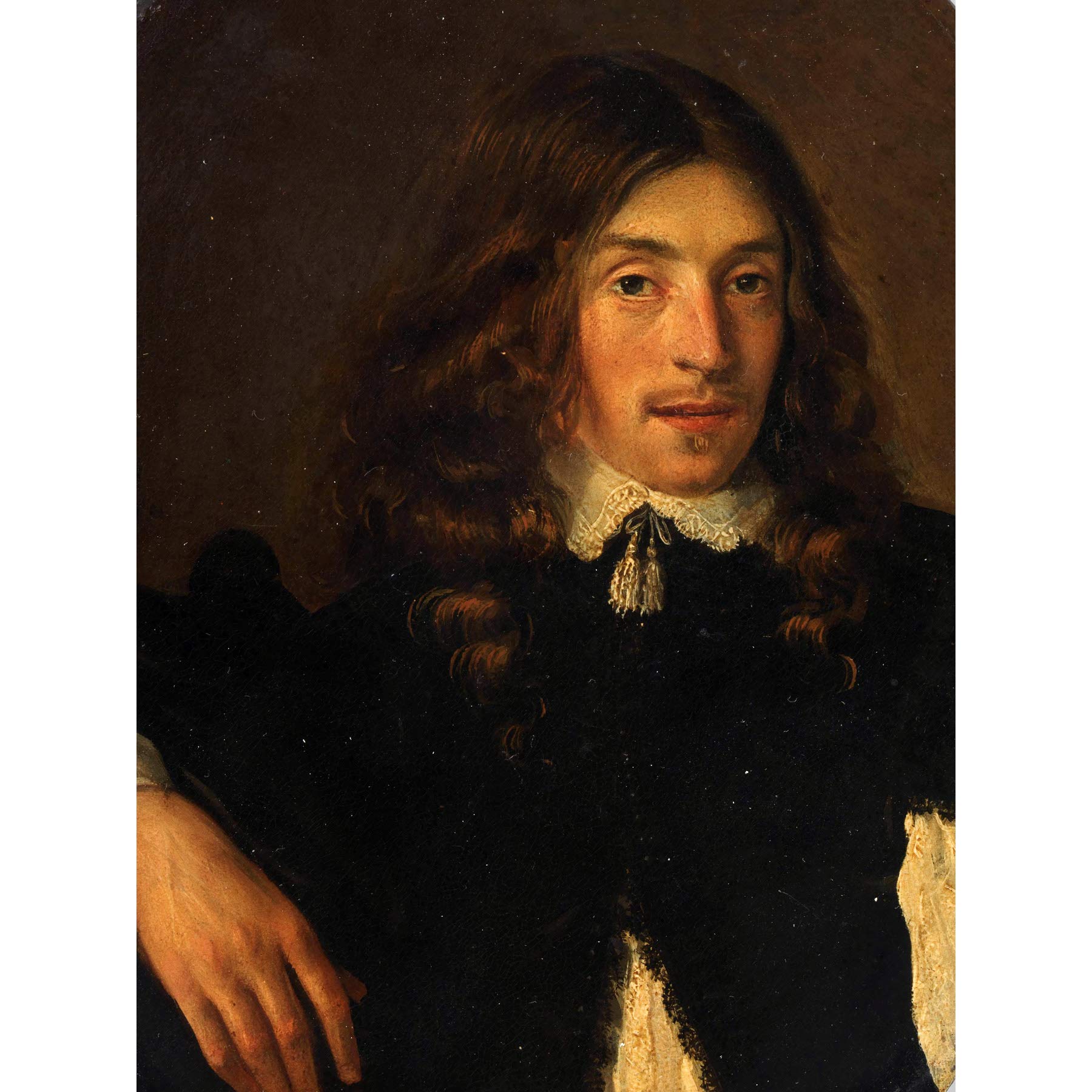 Artery8 Gerbrand Ban Portrait Of A Young Man Painting Large Wall Art Poster Print Thick Paper 18X24 Inch