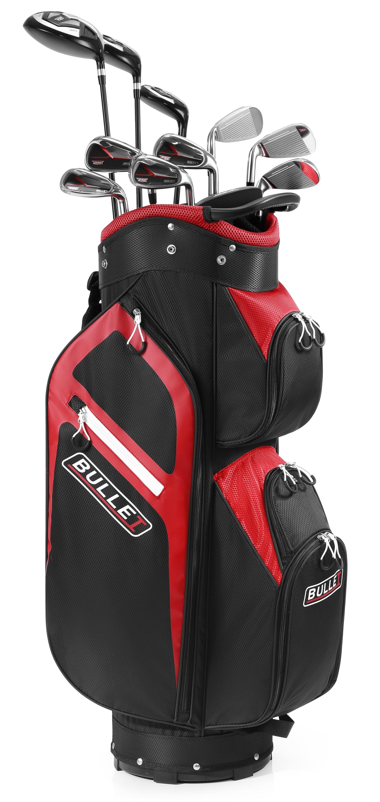 PGF GCWarehouse Bullet Titanium Men's Complete Golf Club Set [15-Piece] [Hand: Right] [Length: Standard]