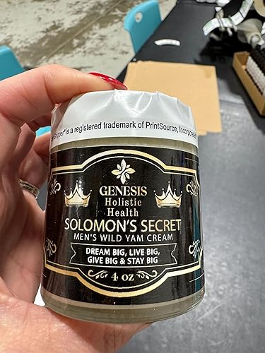 Miniatura 5 de Genesis Solomon's Secret - Crema de raíz de ñame silvestre para hombre, soporte orgánico de vitalidad para hombres, no tóxico, fabricado en los