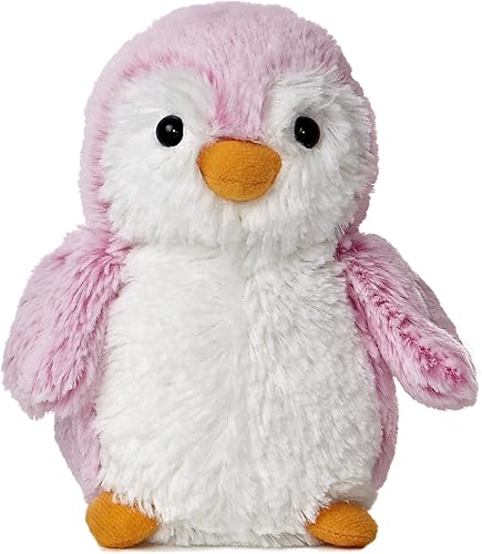 Aurora® Juguetón Pompom Penguin™ Brights - Animales vibrantes - Diversión sin fin - Rosa 6 pulgadas