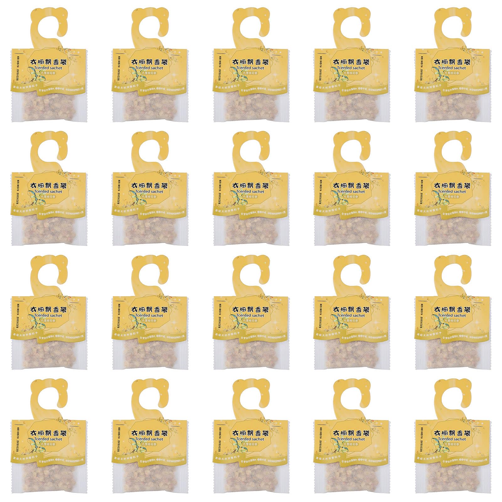 Xjdzineq Natural Lavender Scented Hanging Pouches for Eliminating Odors in Closets and Bathrooms Wardrobe Freshener Pouches