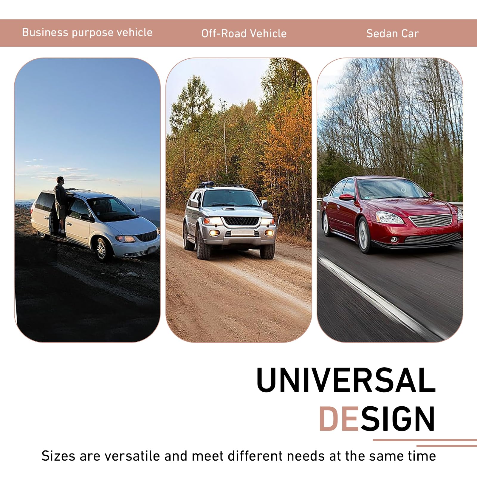 Teybouk Car Hood Cover Multi-Layer Thickening Waterproof Coat for Front Windshield Hood All Seasons Foldable Shield with Fixed — view 4