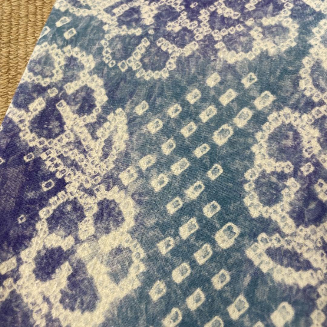 Amazon.co.jp: 新 手絞り 有松絞り 綿 裏地麻 半巾帯 浴衣帯 和装 半幅  