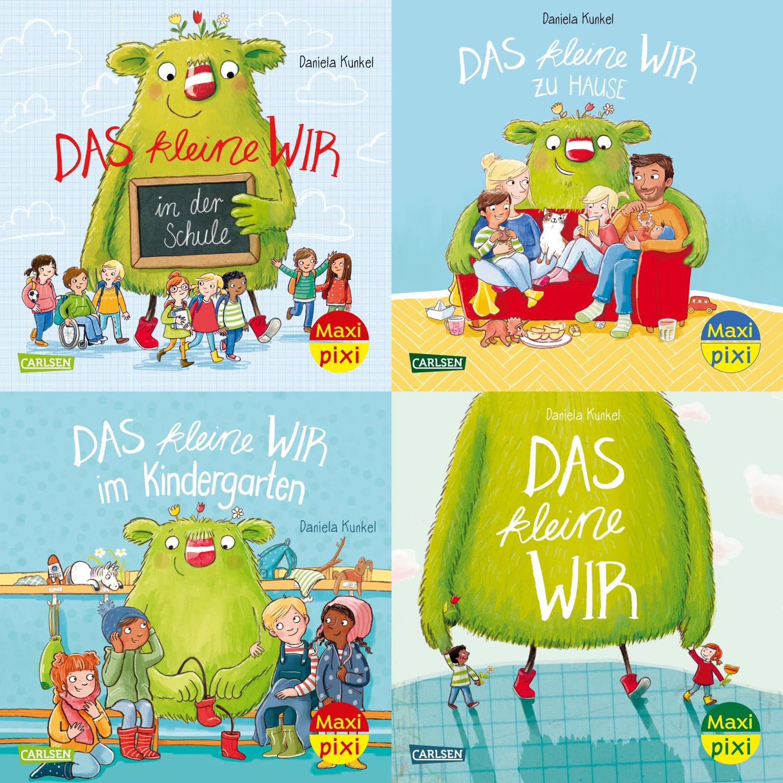 Maxi-Pixi-4er-Set 114: Gemeinsam stark mit dem kleinen WIR (4x1 Exemplar): 4 Minibücher für Kinder ab 3 Jahren