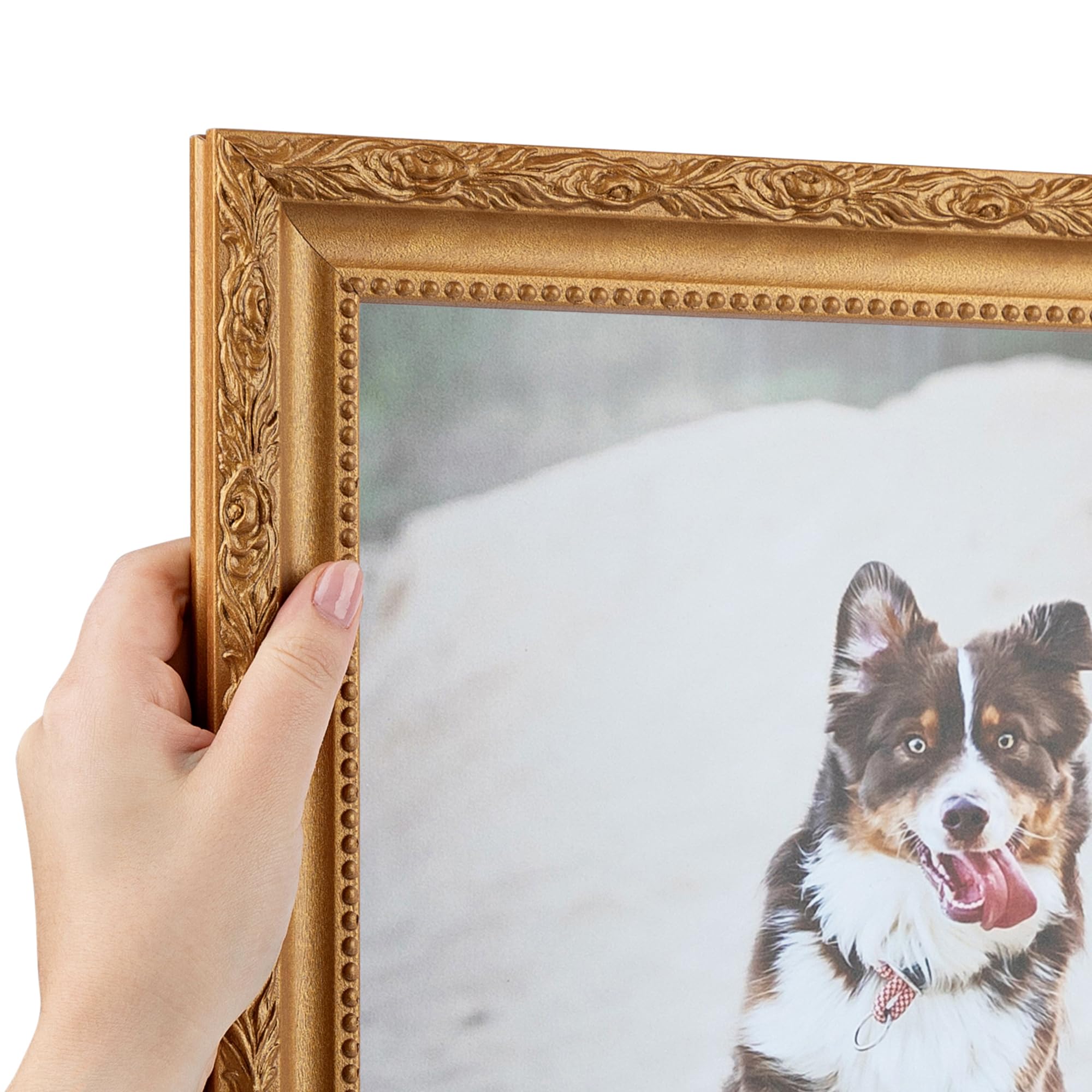ArtToFrames Bright Gold 24x36 Custom Poster Frame