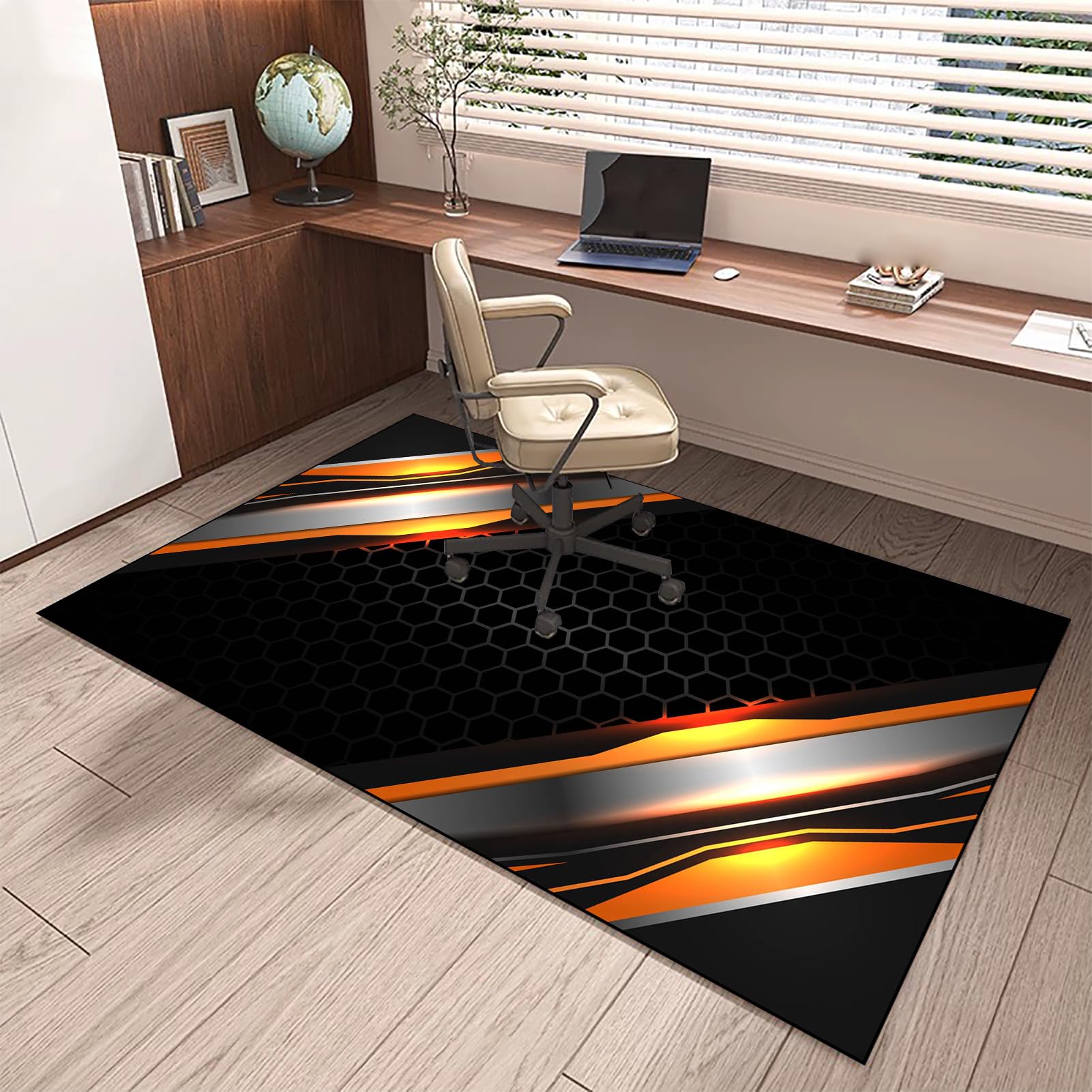Dywan Krzesło Gaming Ochraniacz Podłogi Na Wózkach Inwalidzkich Biuro Biurko Gamer Mata 90 x 140 cm Mata ochronna Podłogi Biuro Mata podłogowa na Twarde podłogi, Laminat