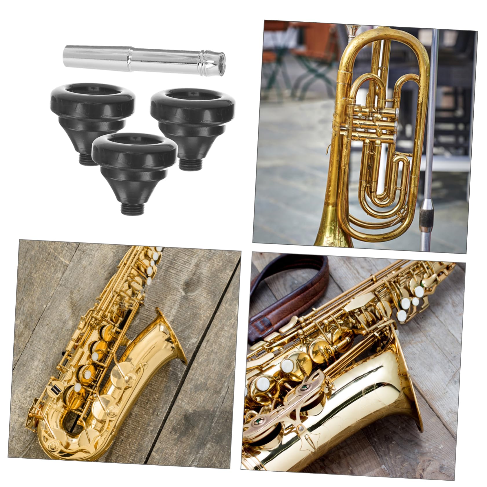 ERINGOGO Trumpet Mouthpiece Set 3c 5c 7c Replacement Parts French Horn Trumpet Practice Smooth Surface