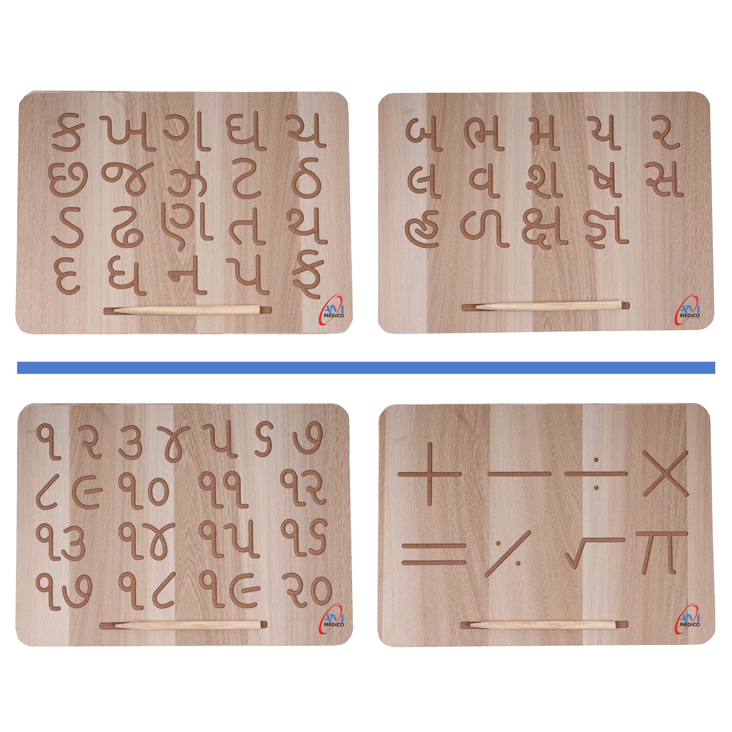 A M MEDICO Gujarati Alphabet, Number & Patten | Learning & Educational Puzzles | Wooden Board for Kids Handwriting Writing and Reading Counting Toys for Kids Your 2+ Years Kids (2 Board) (B0BQRVB51Q) Amazon Price History, Amazon Price Tracker