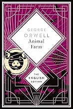 Animal Farm by George Orwell. English Edition: A special edition hardcover embossed with silver foil