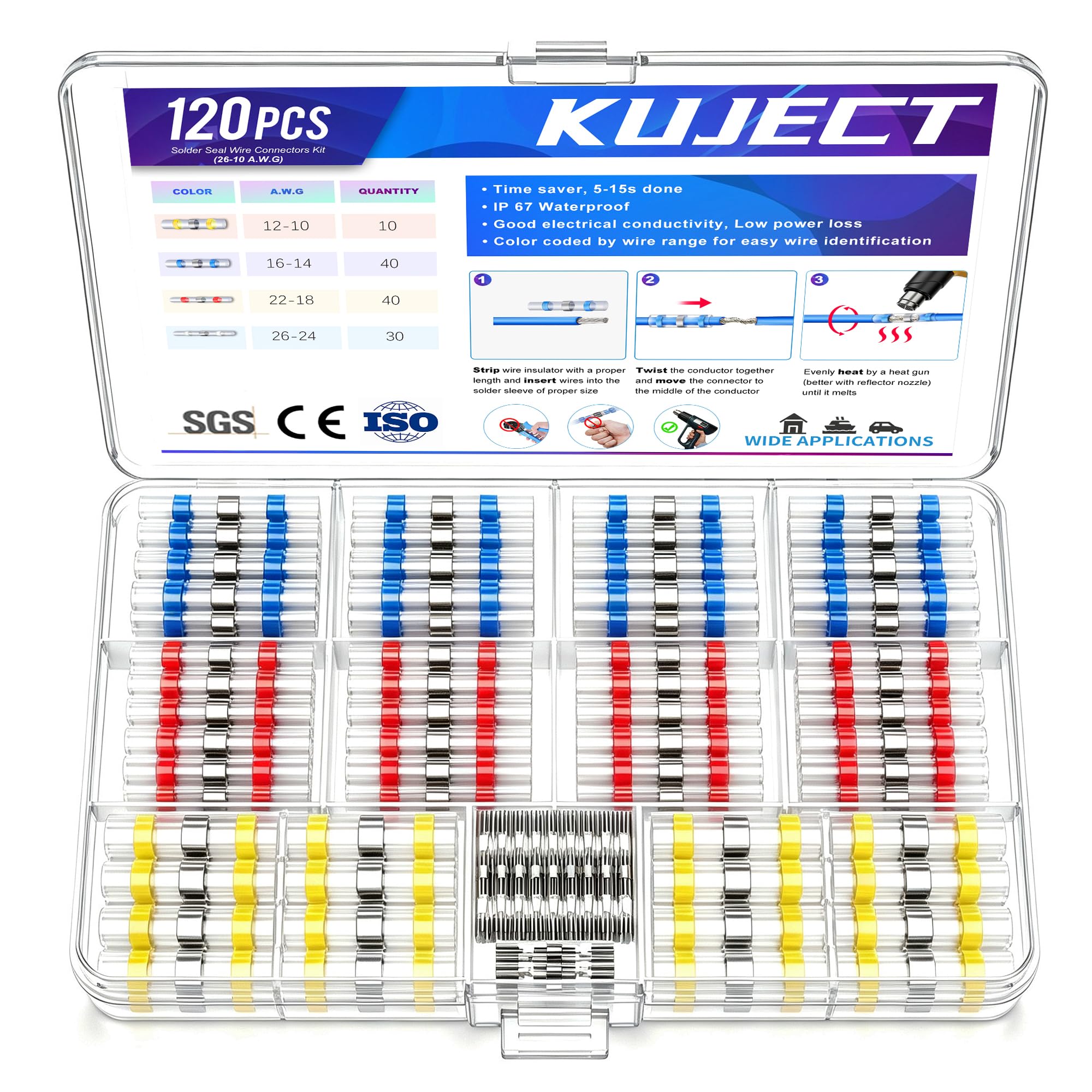 Kuject Waterproof Wire Connectors - FREE SHIPPING -15
