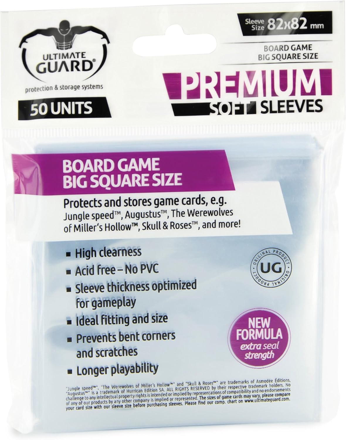 Game Sleeves Big Square (50) Cards