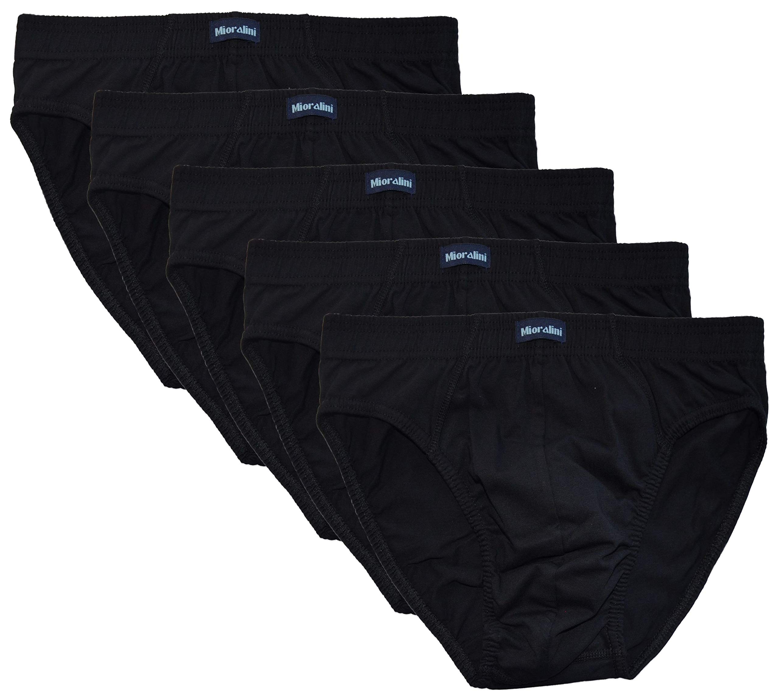 10 Slip de Sport pour Homme sans Intervention en Coton Doux très Confortable en Classique et Plus de Couleurs Taille 5-M - 10-4XL