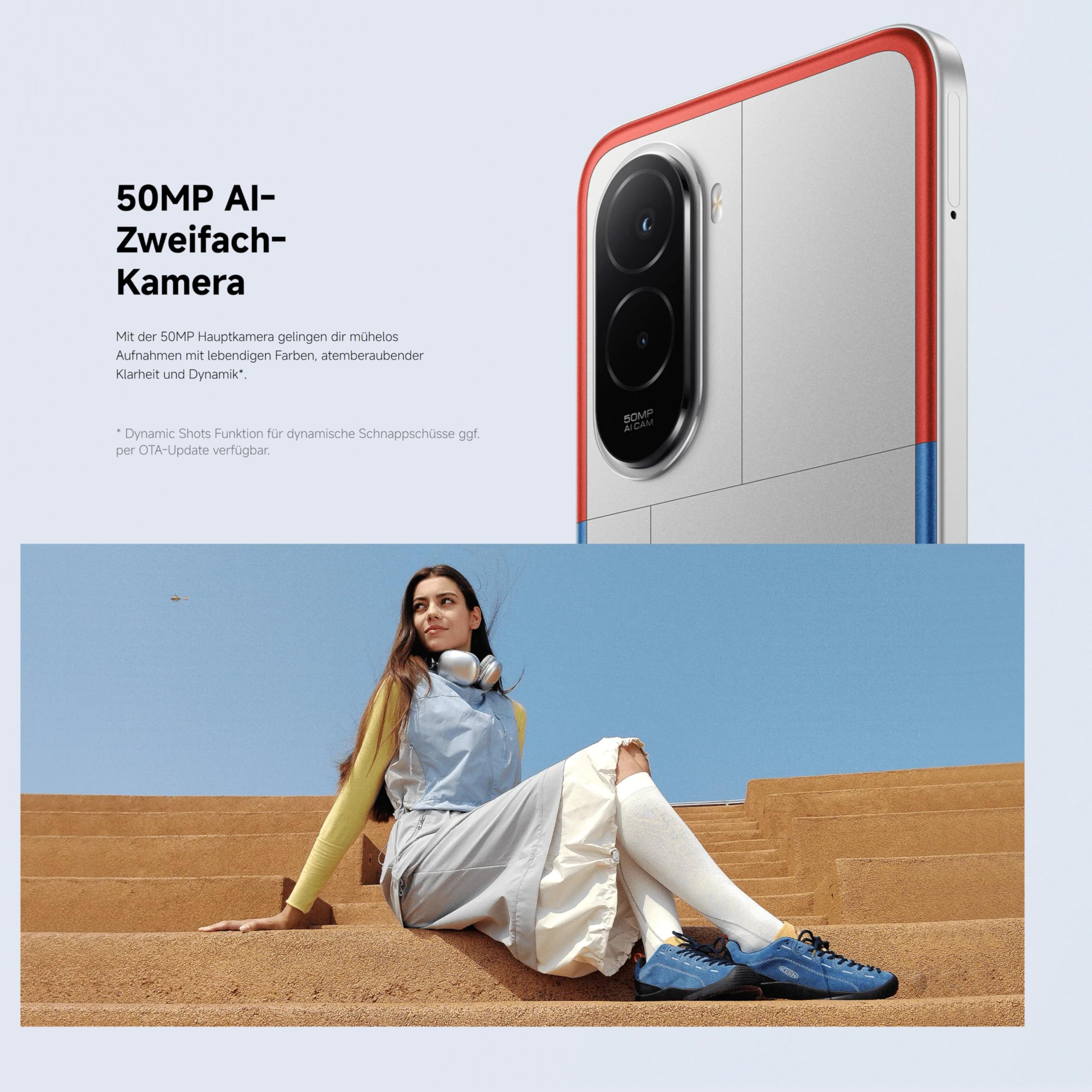 XIAOMI Poco M7, Smartphone 8+256GB, Handy mit Android, 6,9" FHD+ 144Hz Display, Snapdragon 685, 50MP AI-Zweifach-Kamera, 7000mAh, Schwarz