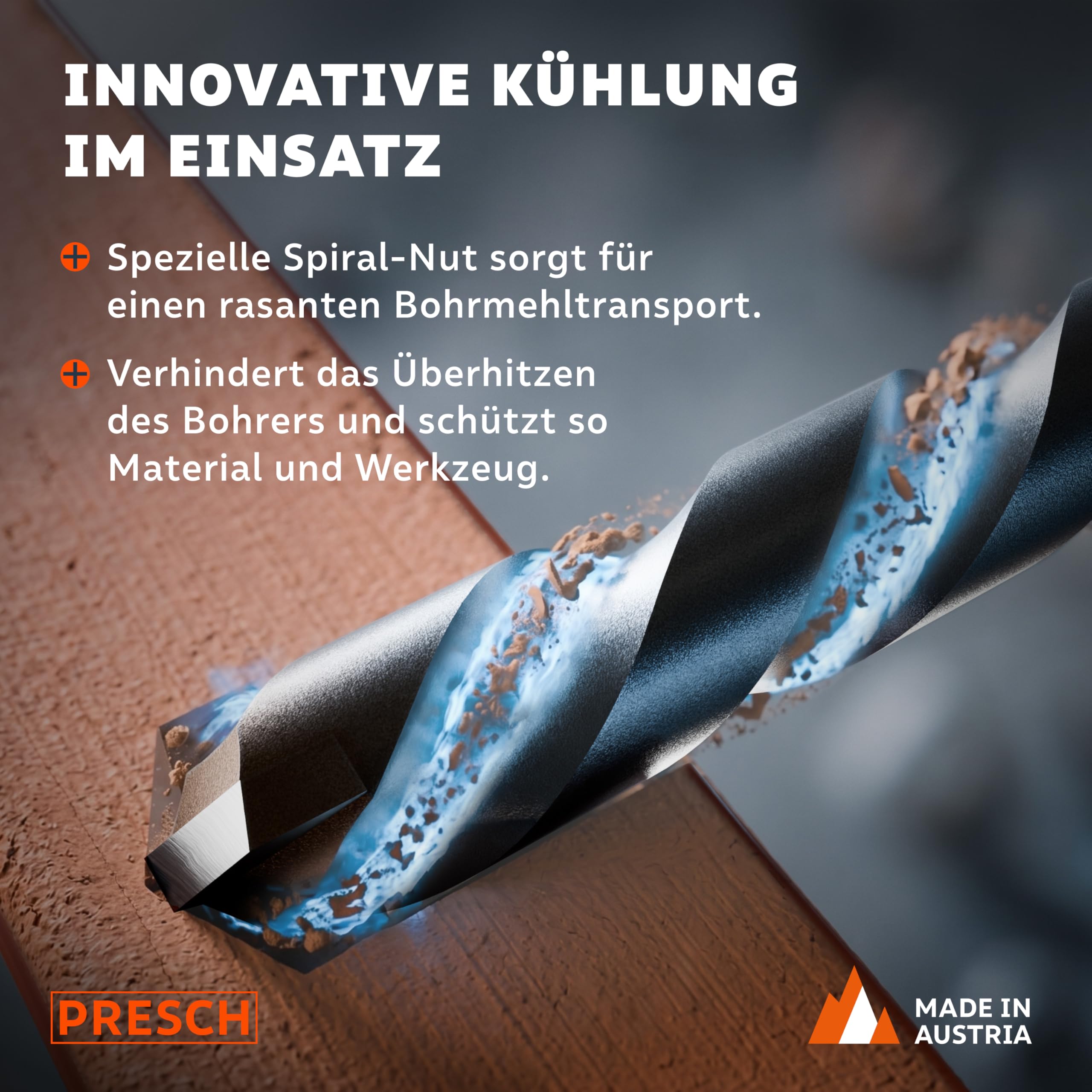 PRESCH Dachziegelbohrer 5mm (10 Stk.) – Rissfreie Bohrungen in härtesten Dachpfannen - Dachpfannenbohrer mit Sechskantschaft & Hartmetallspitze – Extrem robuste Fliesenbohrer, Steinbohrer etc.
