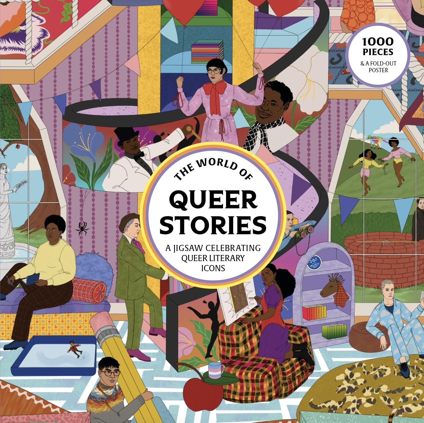 The World of Queer Stories: A 1000-piece jigsaw celebrating LGBTQ+ literary icons