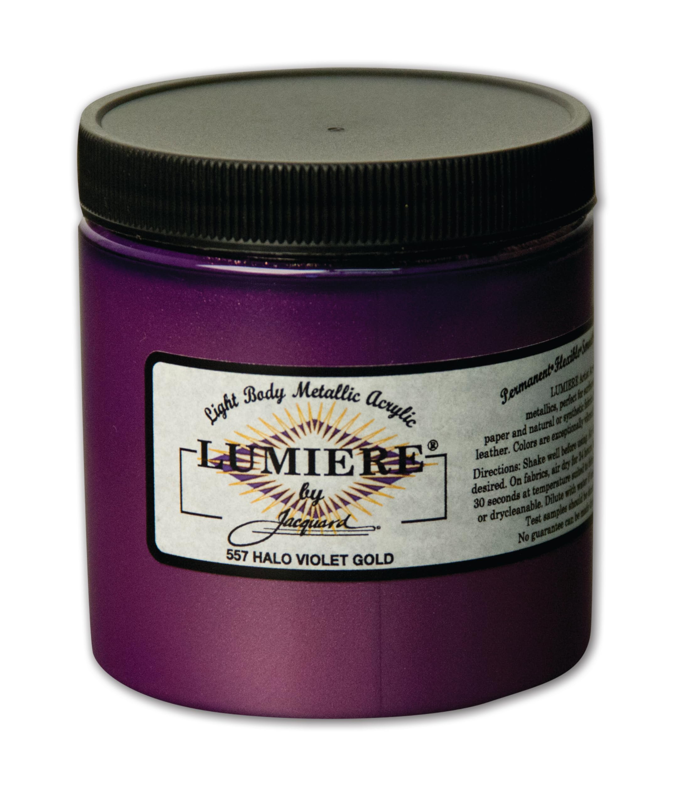 Jacquard Gold Lumiere Fabric Color 8 Oz Jar - Halo Violet By