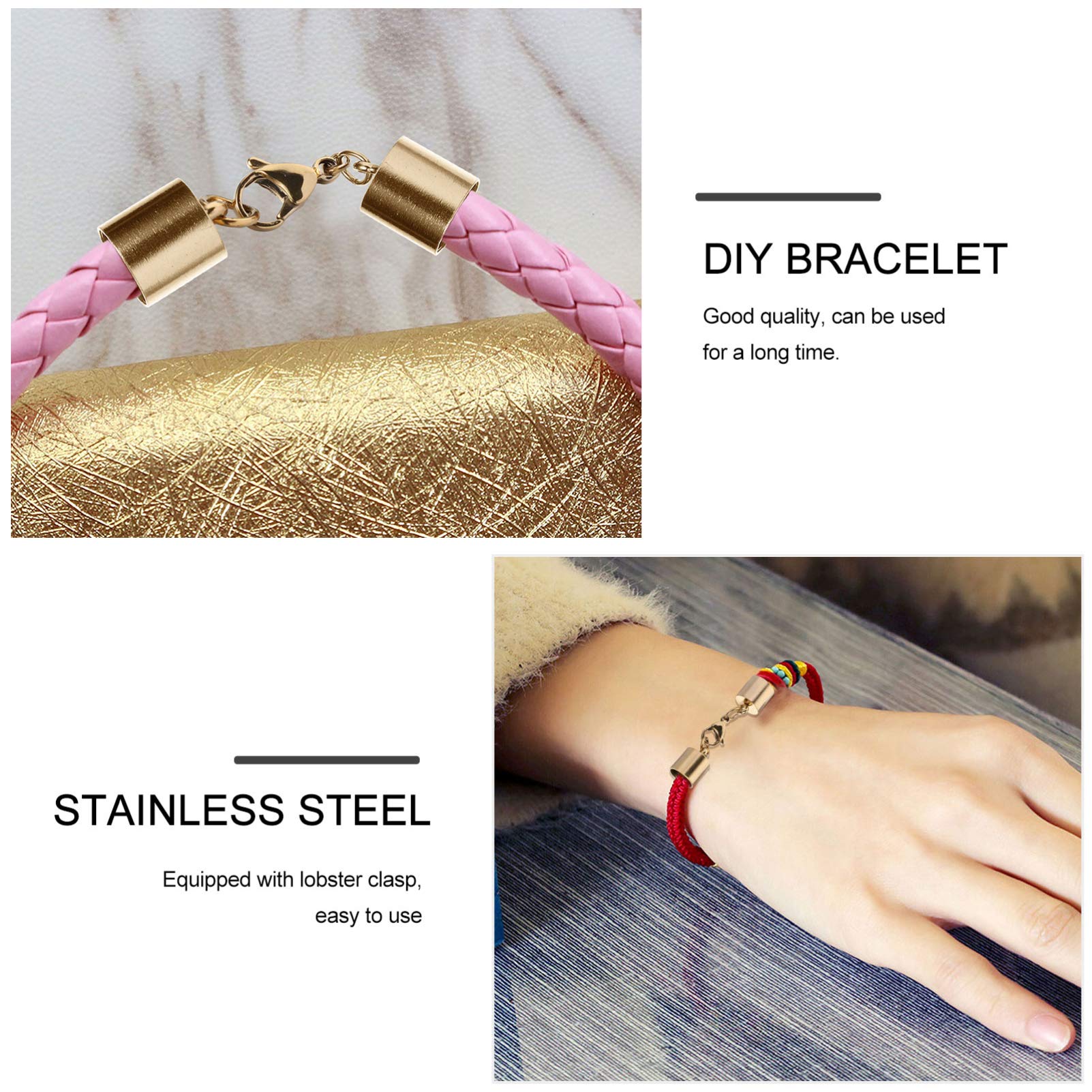 Accessori per gioielli fai da te chiusura a moschettone collana con bracciale in