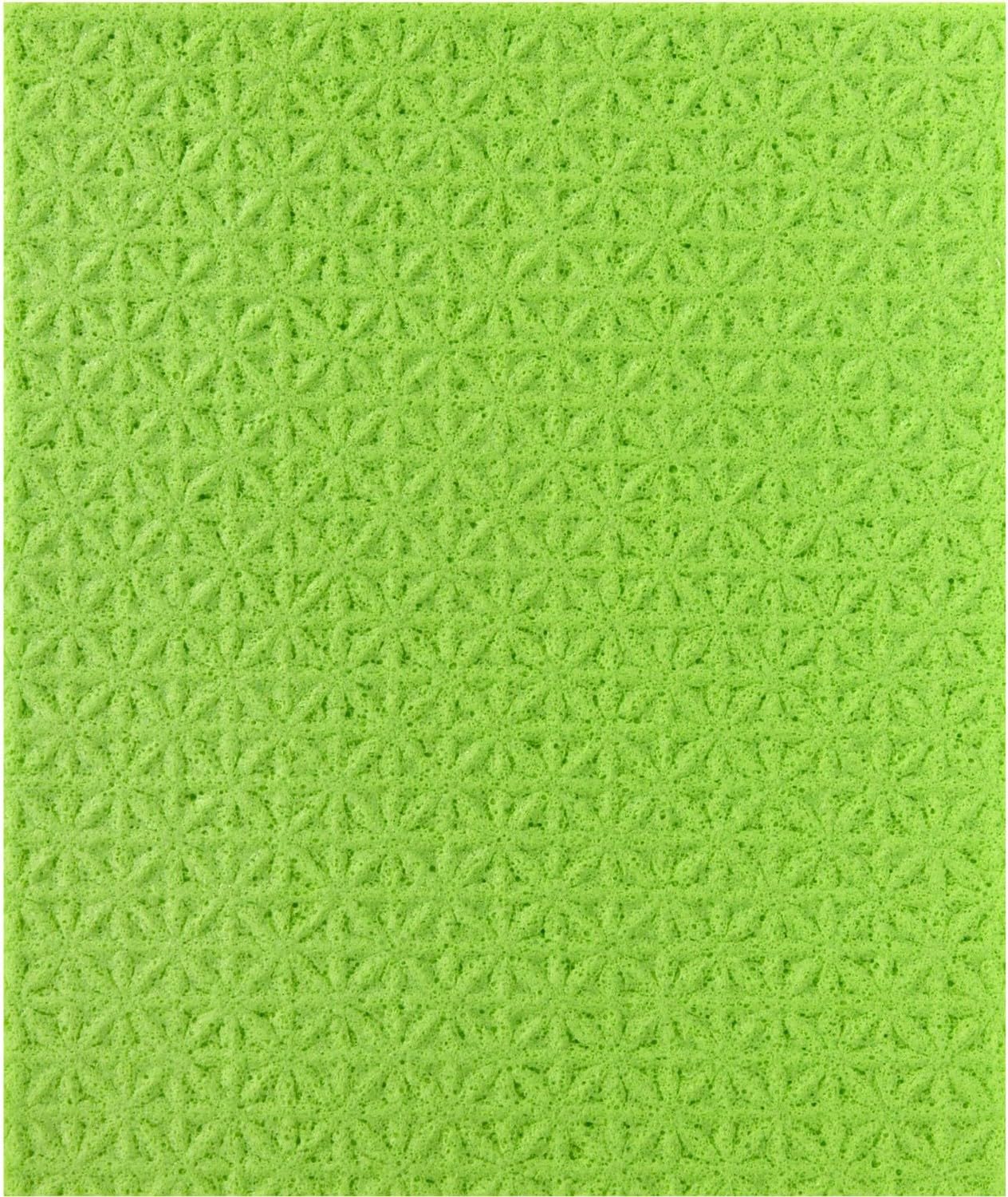SPONTEX - Carréponge - 4 éponges Plates résistantes et Flexibles - Protection Anti-bactéries