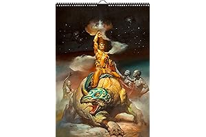 2025 Fantasy-Themed Calendar: Epic Quests and Battles Wall Calendar