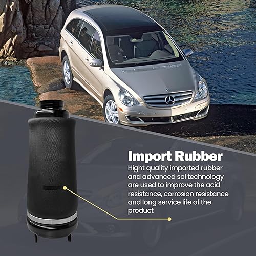 Miniatura 4 de VIGOR El bolso delantero de la suspensión de la amortiguación de aire con resorte compatible con 2006-2013 Mercedes R-Class R320 R350 R500 R63 AMG