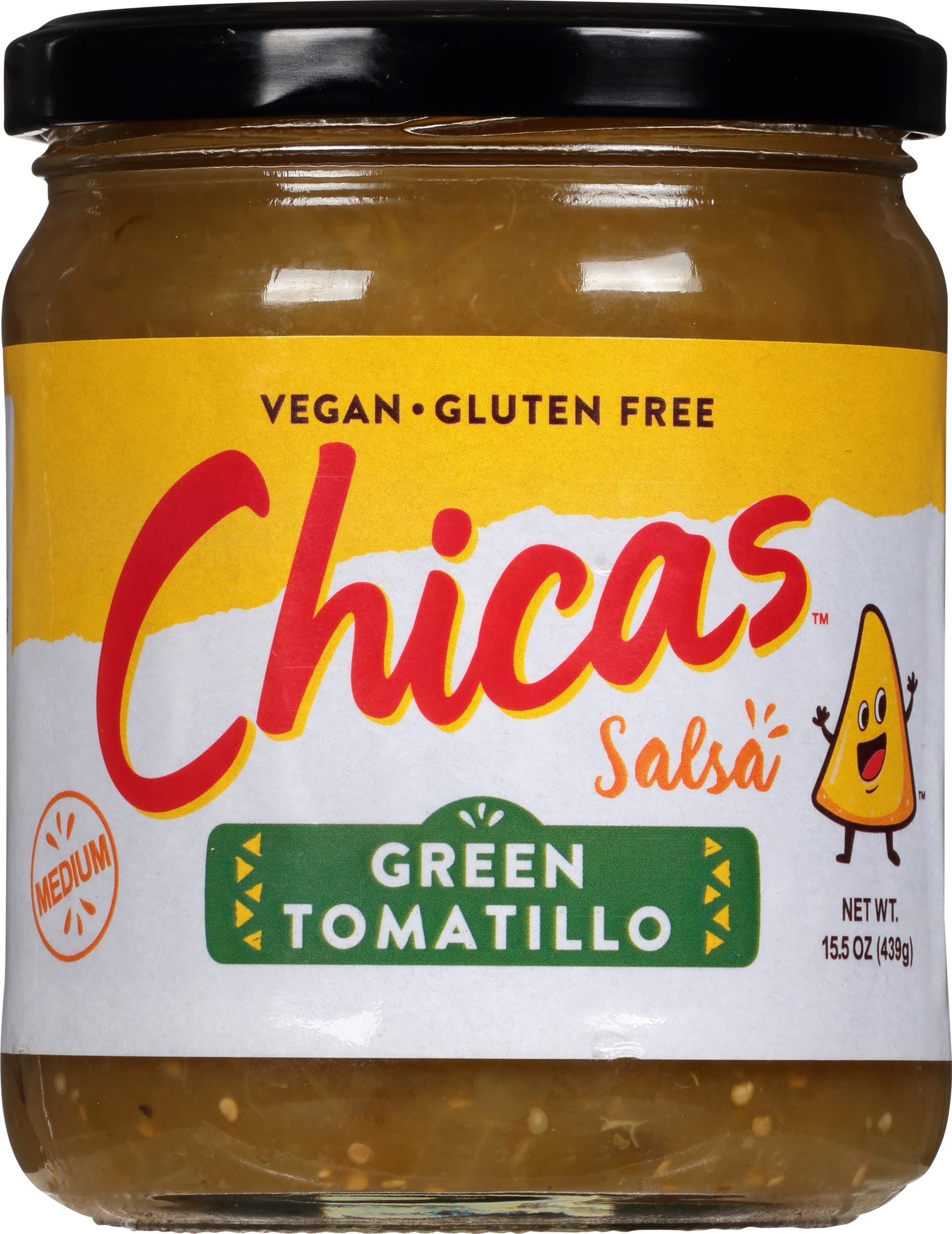 ChicasGreen Tomatillo Salsa, 15.5 OZ