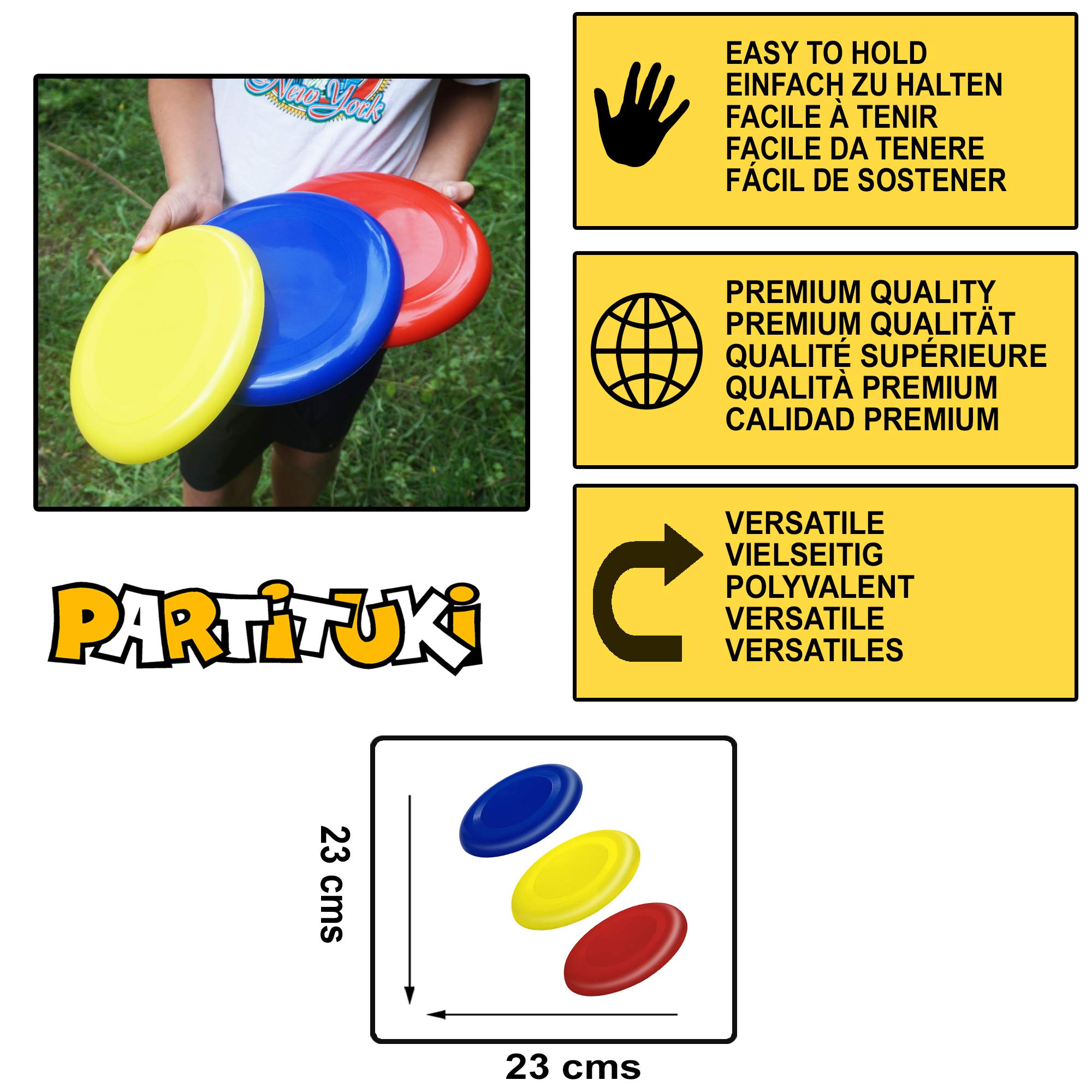 Dischi Volanti Per Bambini Partituki - Confezione Da 5 Colorati, Facili Da Afferrare E Sicuri - Foto 8