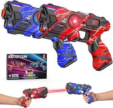Mieryd Duo de Pistolets Laser Tag Tactiques Haute Précision avec Vibreur