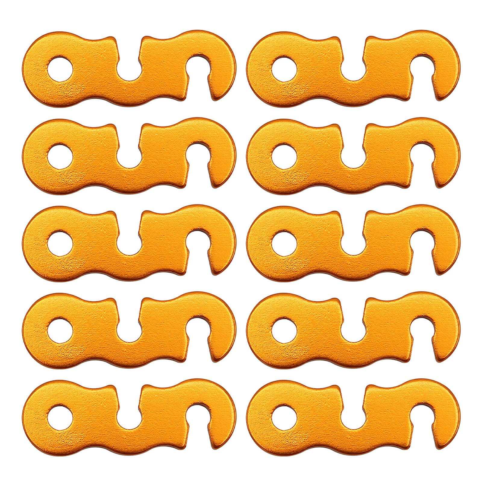 10Pcs Cord Rope Adjusters Tent Tensioners Camping Tarps Guyline Tensioner Enduring Buckles Enduring Adjuster
