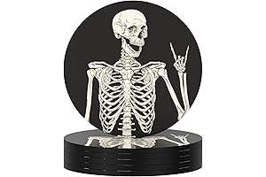 Nipichsha Halloween Coasters Set of 4