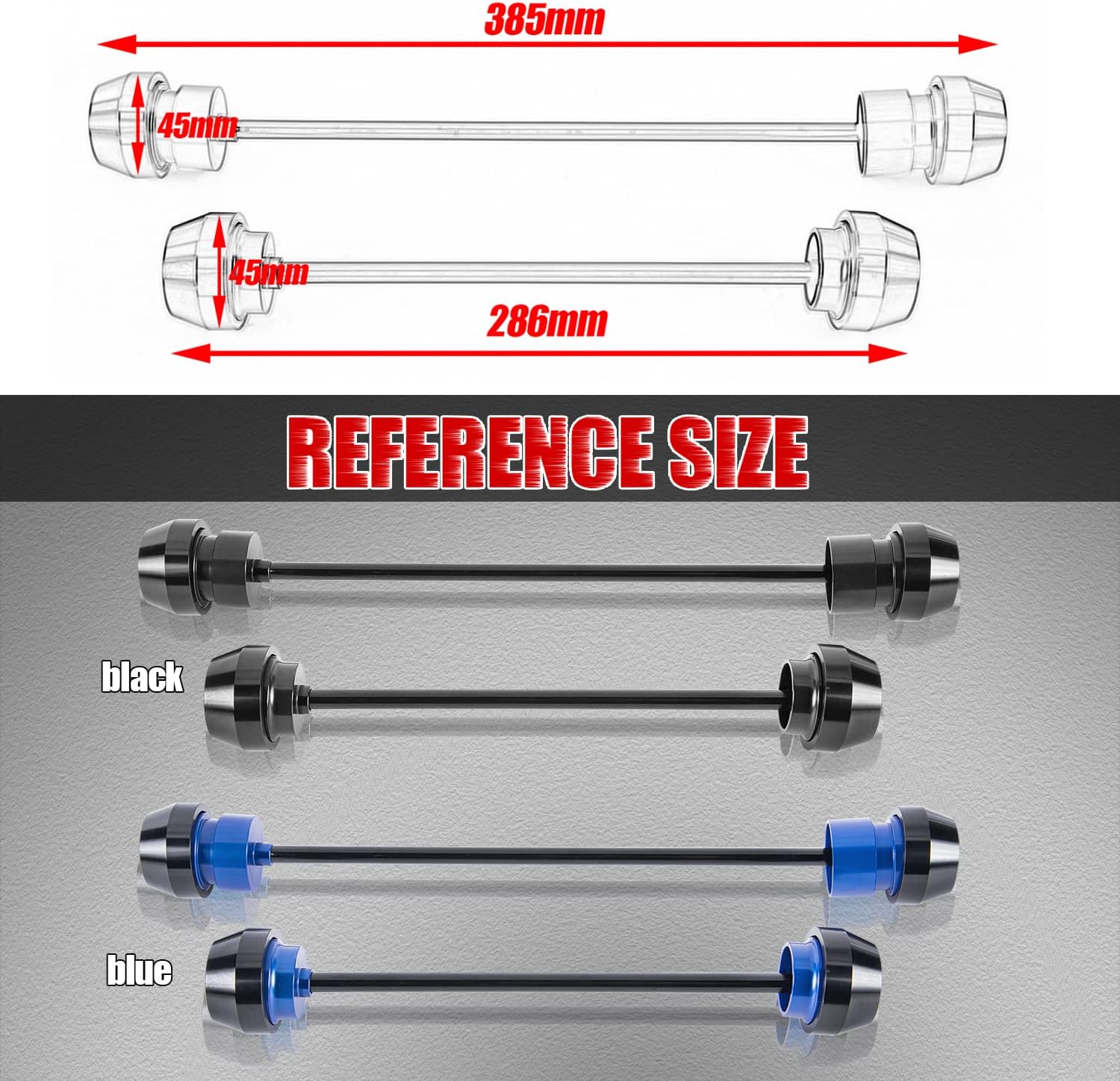 Motorcycle YZF-R7 Front Rear Wheel Slider Axle Fork Sliders Frame Falling Side Protector Anti Crash Pad Protection Kit for Ya-maha YZF R7 YZFR7 2021 2022 2023 Motorbike Modified Parts (Blue)