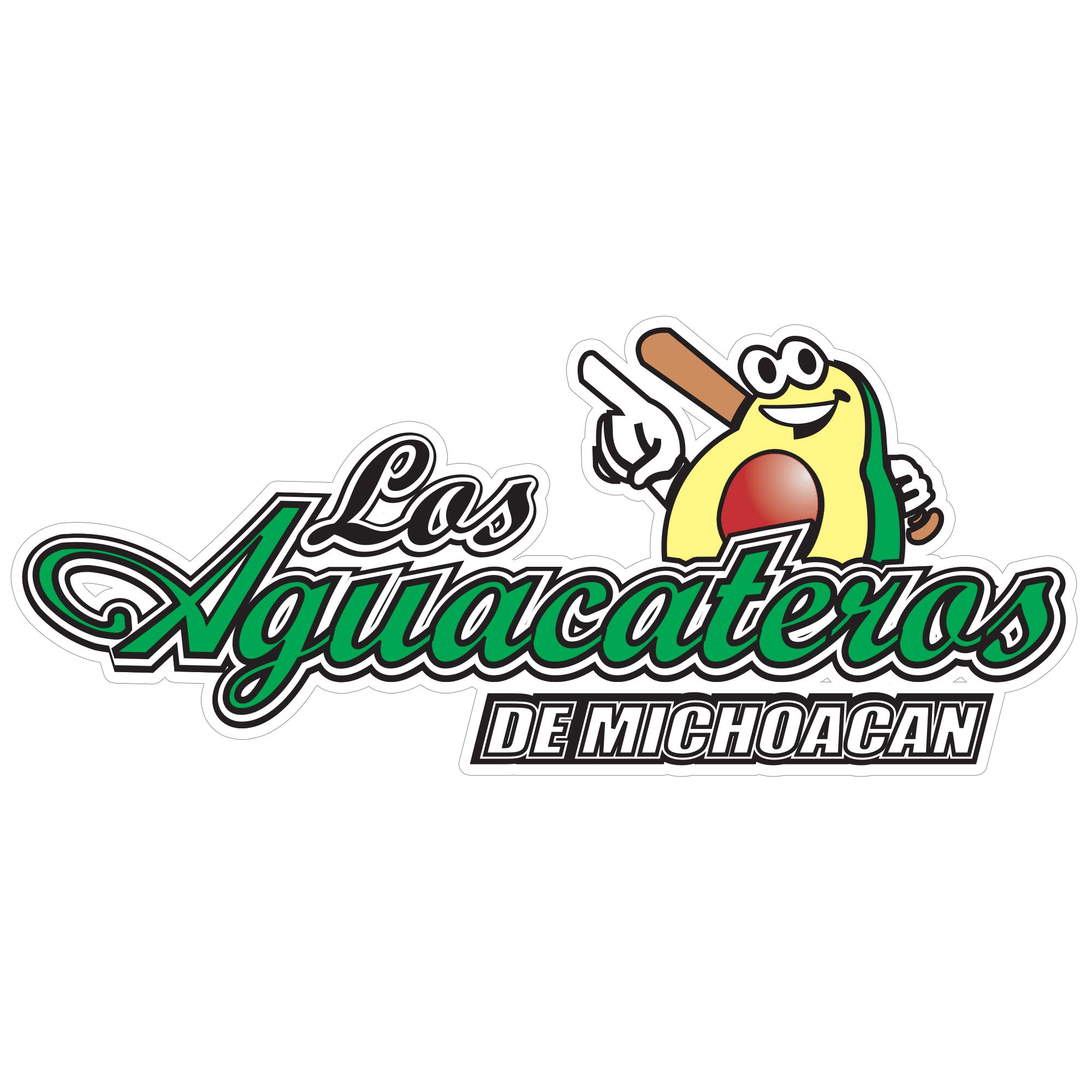 Aguacateros de Michoacan Baseball Team Car Decal/Sticker Multiple Sizes (6