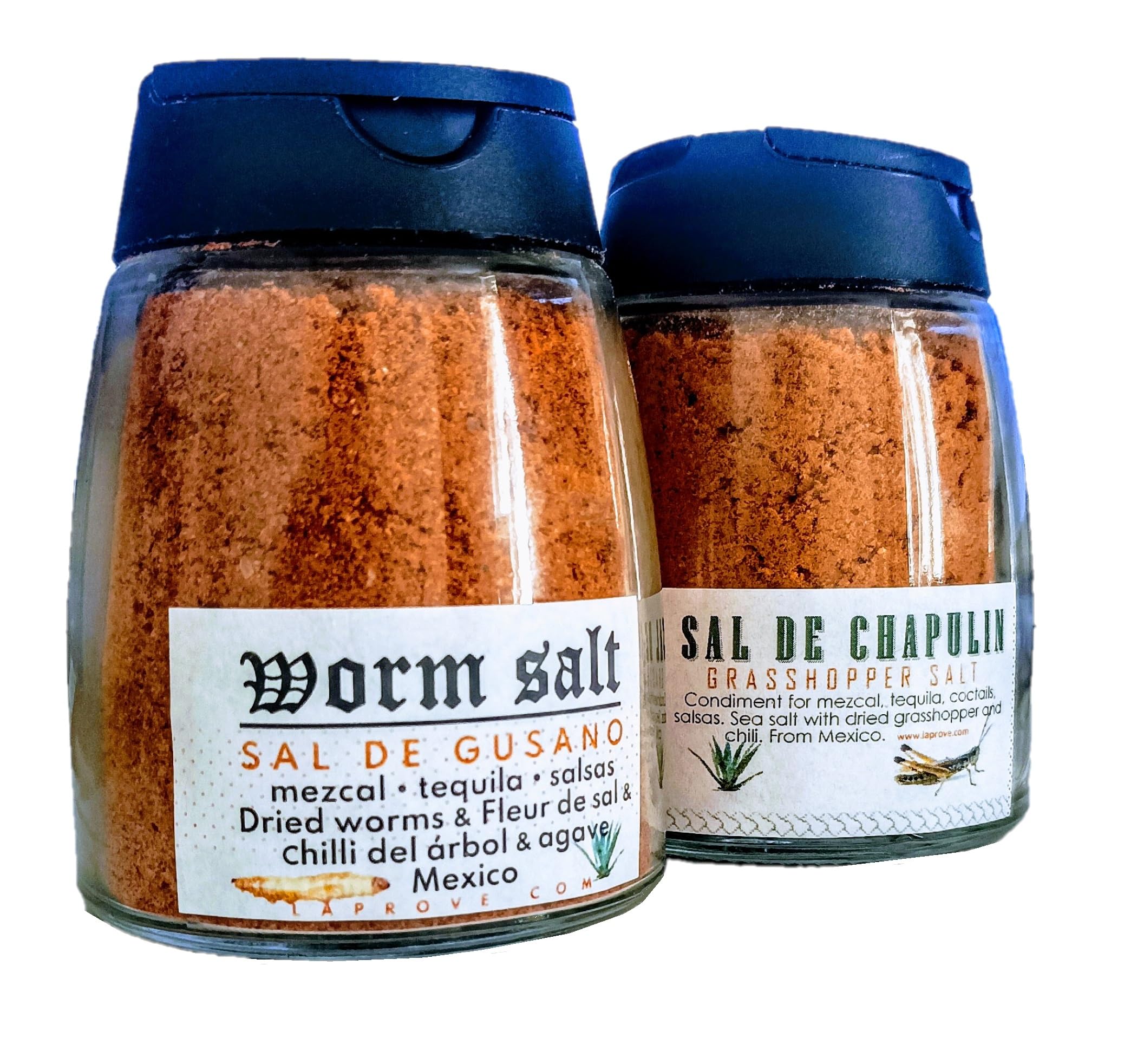 Sal Mexicana de Gusanos y Chapulines Secos para Mezcal y Tequila 2x120g