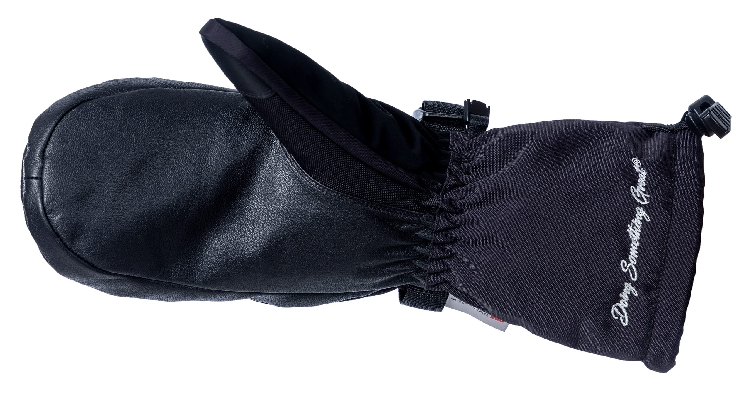 DOING SOMETHING GREAT (DSG Outerwear) Women's Snowmobile Trail Mittens 3.0 (X-Large, Black)