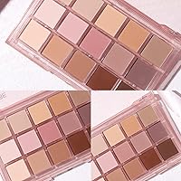Vista 5 de UCANBE Neutral Matte Eyeshadow Palette, 15 Colors Nude Taupe Rose Brown Eye Makeup Pallet, Natural Warm Tone High Pigmented Blendable & Buildable