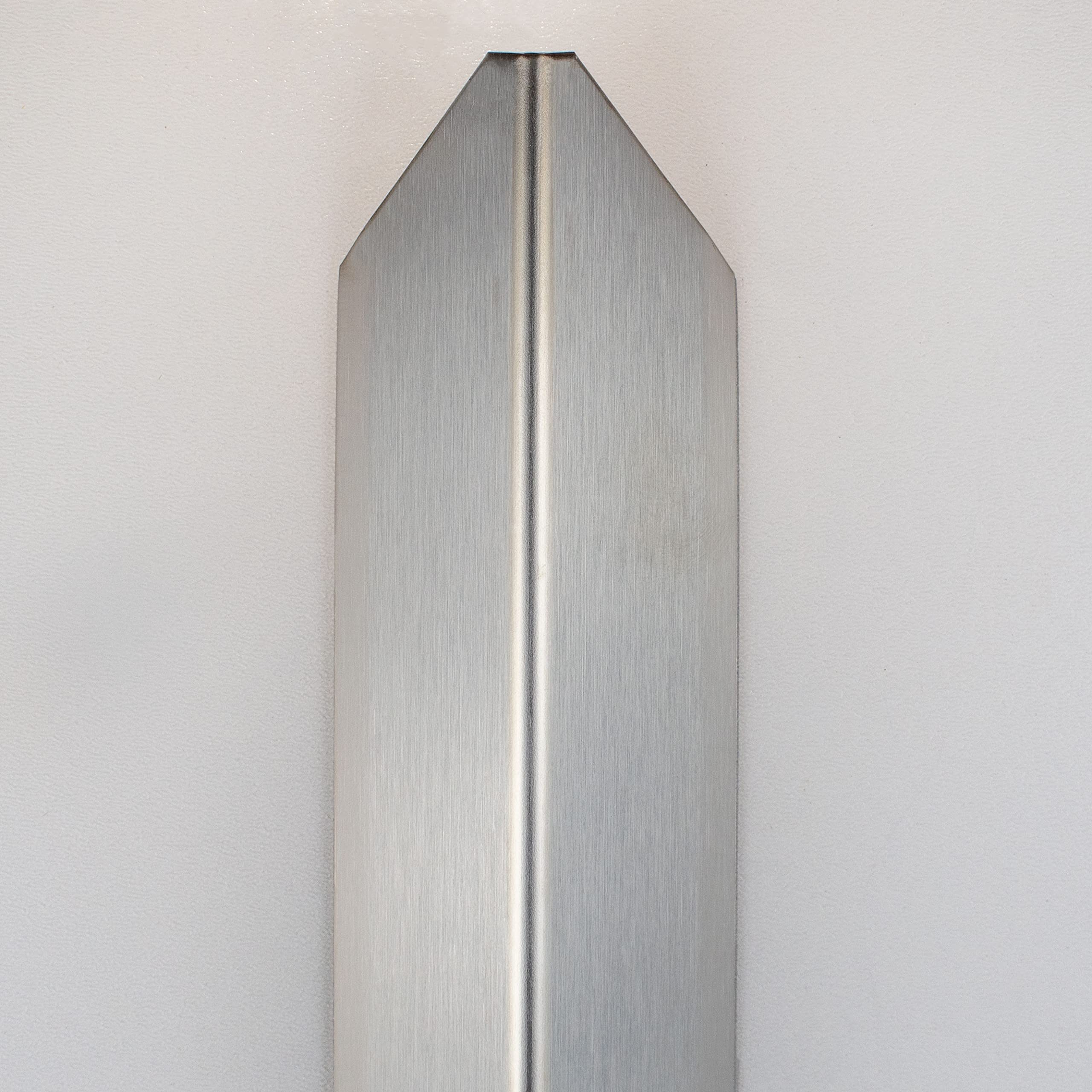 Eckschutzwinkel | Edelstahl | Silber | Breite 30 mm | Höhe 30 mm | Länge 1500 mm | Selbstklebend | Eckschutzprofil | 1 Stück