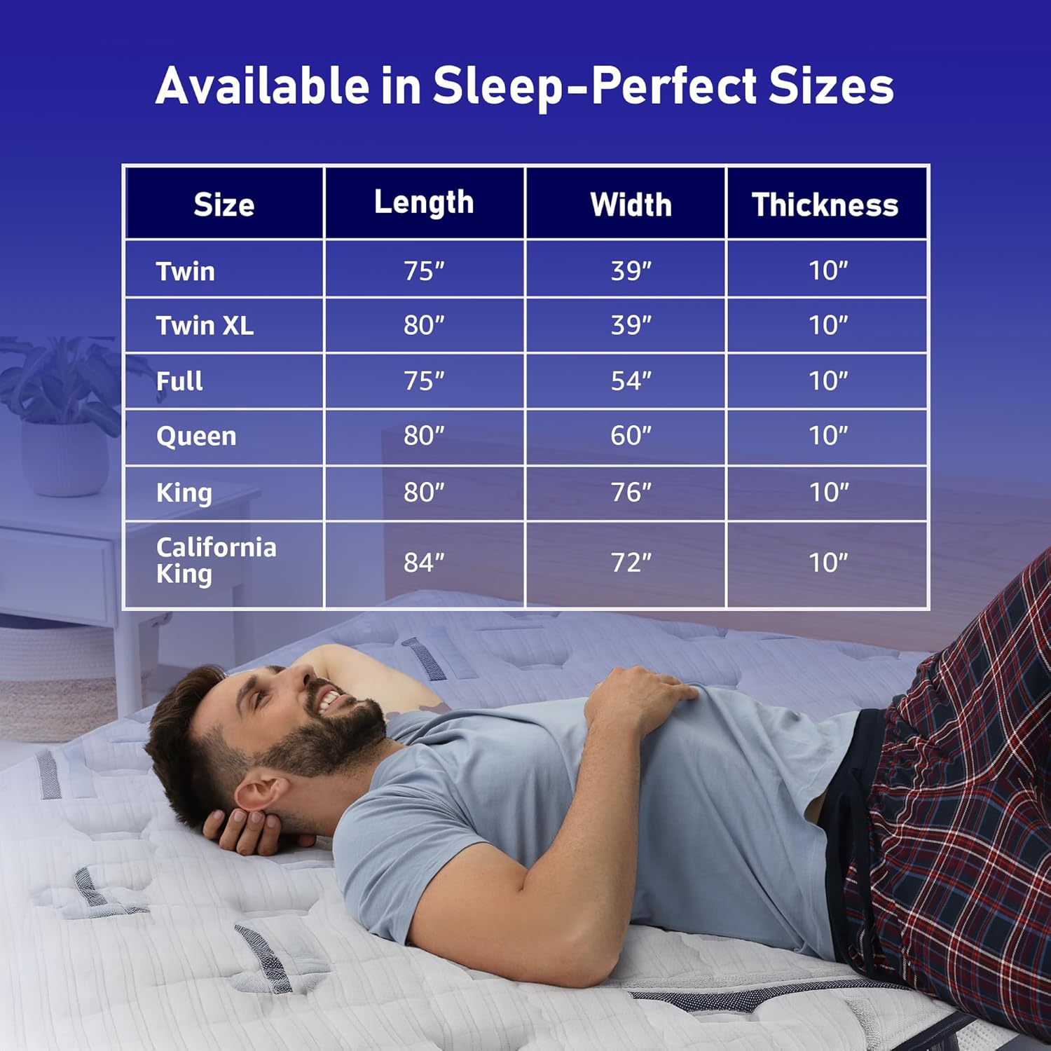 REVO Sleep 10 Inch Gel Memory Foam Mattress, King Size – Cooling Gel Foam with Balanced Support, Modern Comfort Designed for Today’s Bedrooms