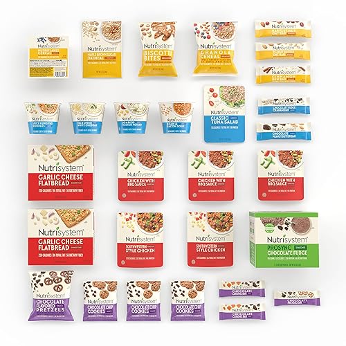 Miniatura 4 de Nutrisystem® Fast Five Kit de dieta de 7 días, 28 deliciosas comidas y aperitivos más batidos de proteína de chocolate ProSync