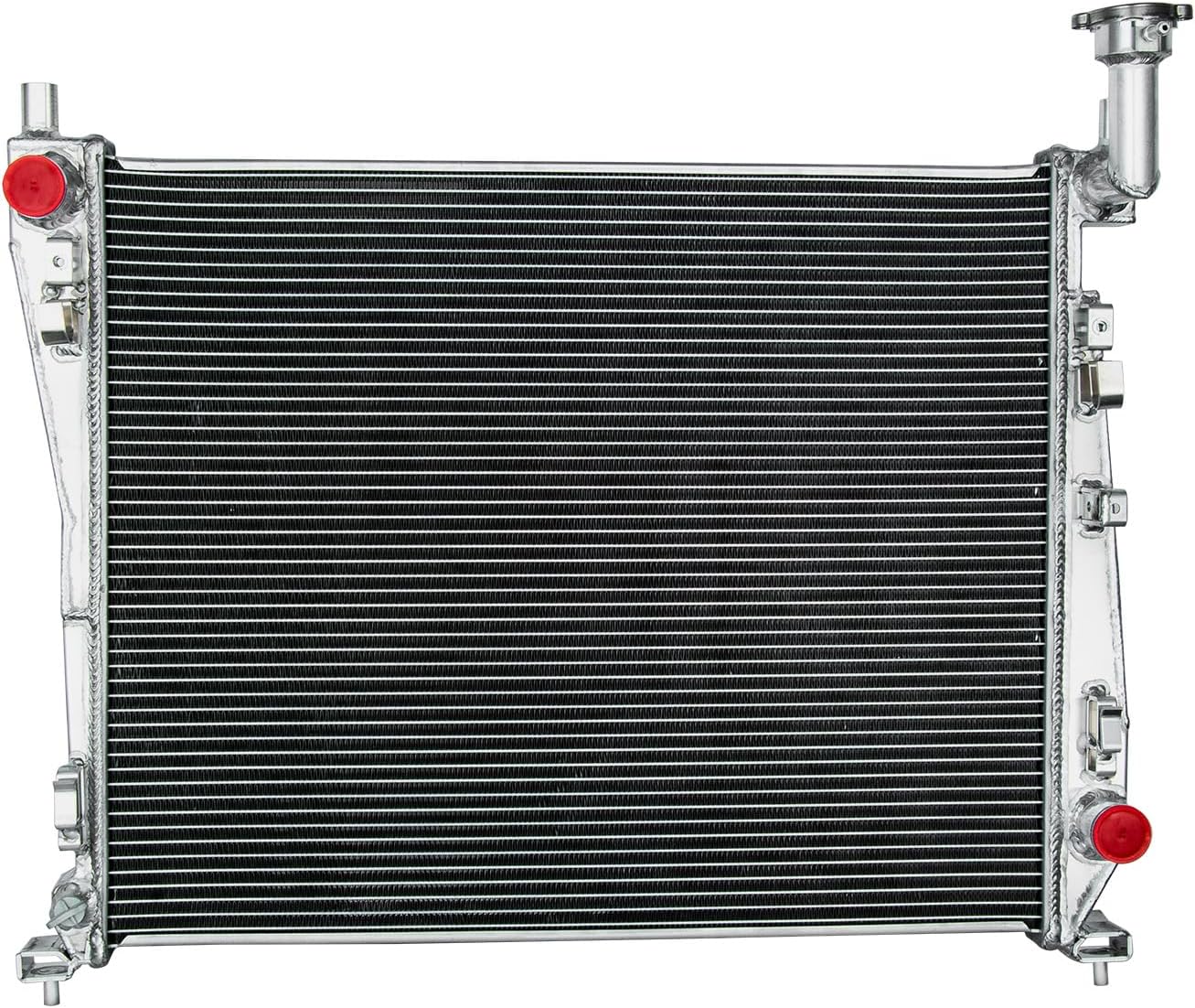 4 Row Core Aluminum Radiator Replacement for 2011 2012 2013 2014 2015 2016 2017 2018 2019 2020 2021 Dodge Durango/Grand Cherokee 3.0L 3.6L V6 5.7L V8 All Aluminum Radiador Radiador