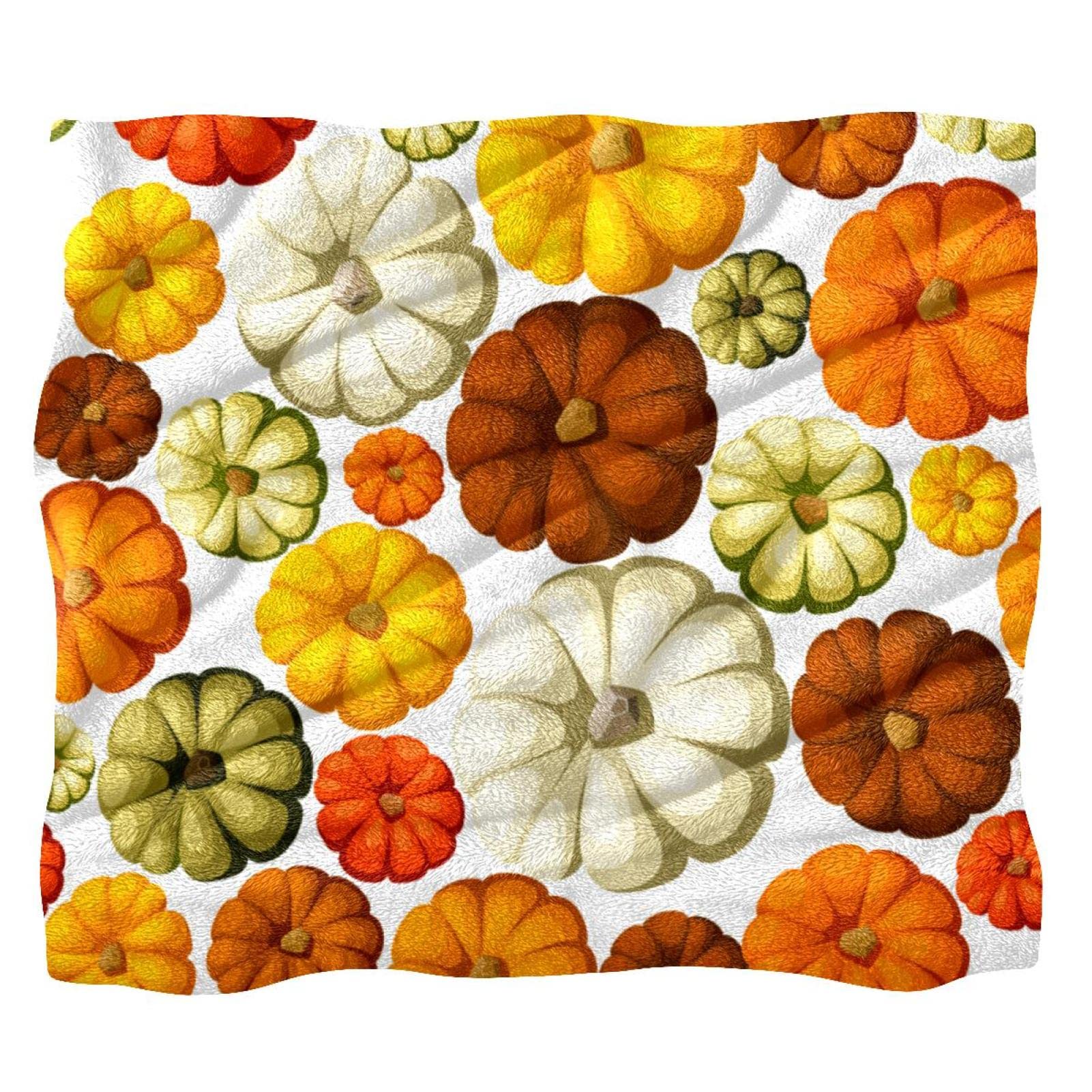 Couvre-lit doux citrouille d'automne pour envelopper vos enfants d'amour