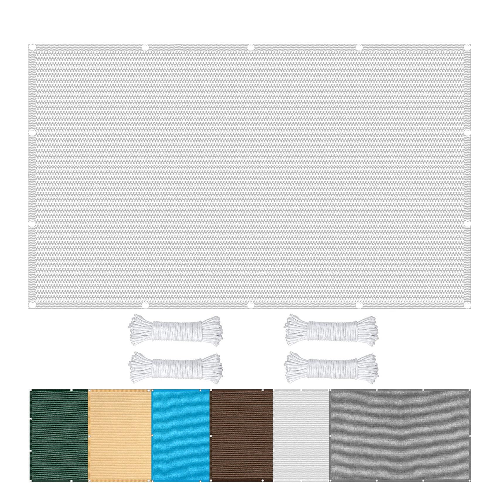 Voile d'ombrage pour balcon en plein air et repas sur la terrasse