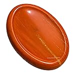 Amazing Gemstone Red Jasper Worry Stone Crystals and Healing Stones - Worry Stones for Stress Relief Gifts - Piedra Crystal Fidget for Meditation - Unique Stocking Stuffers and Birthday Gifts