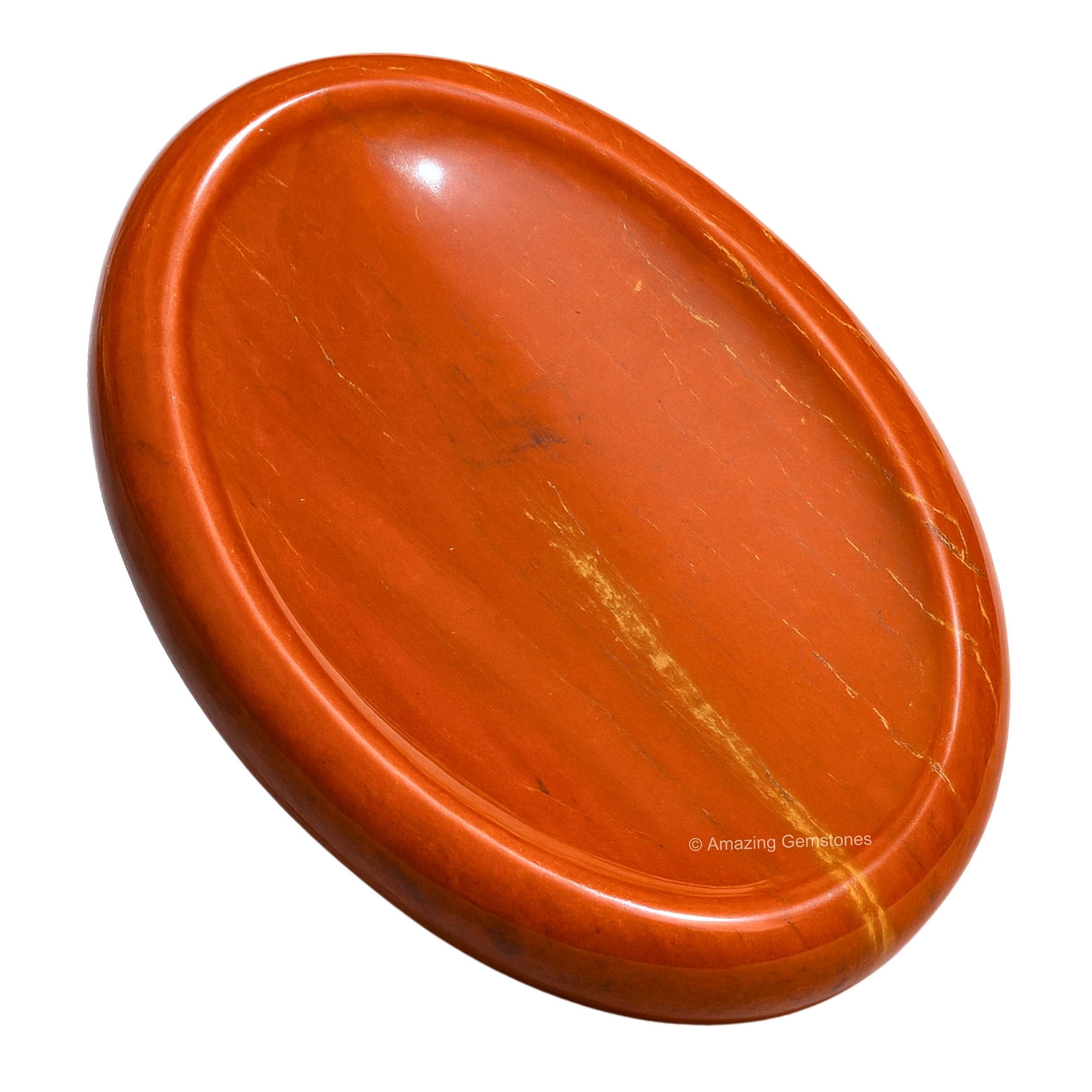 Red Jasper Crystal Worry Stones for Anxiety, 1.5" Inches Healing Crystal