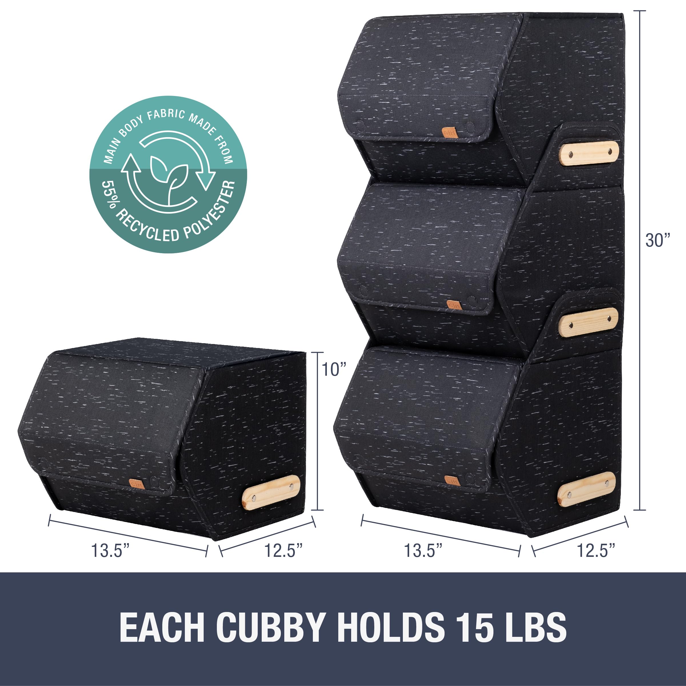 Snapklik.com : Modular Storage System LUXE - Self-Standing, Stacking ...